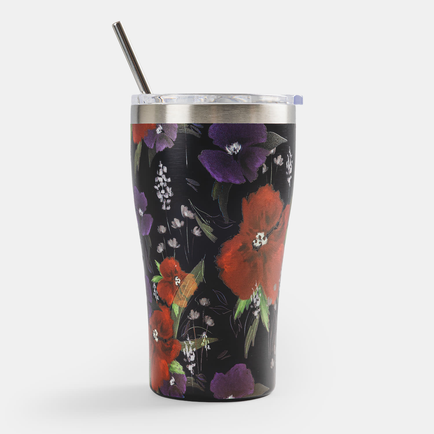 Κάνε κλικ για να δεις την εικόνα 3 του Sentio Κούπα Ταξιδίου με Καλαμάκι 500ml Fall Floral