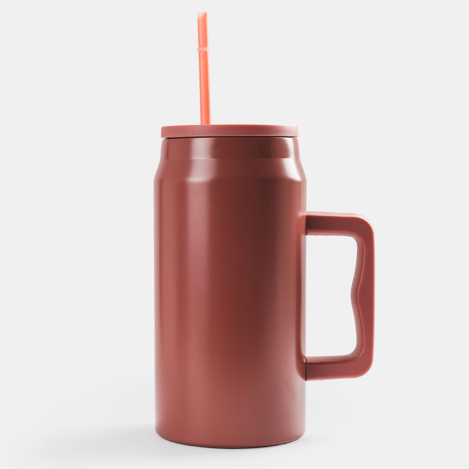 Sentio Παγούρι με Καλαμάκι 1500ml Dusty Rose