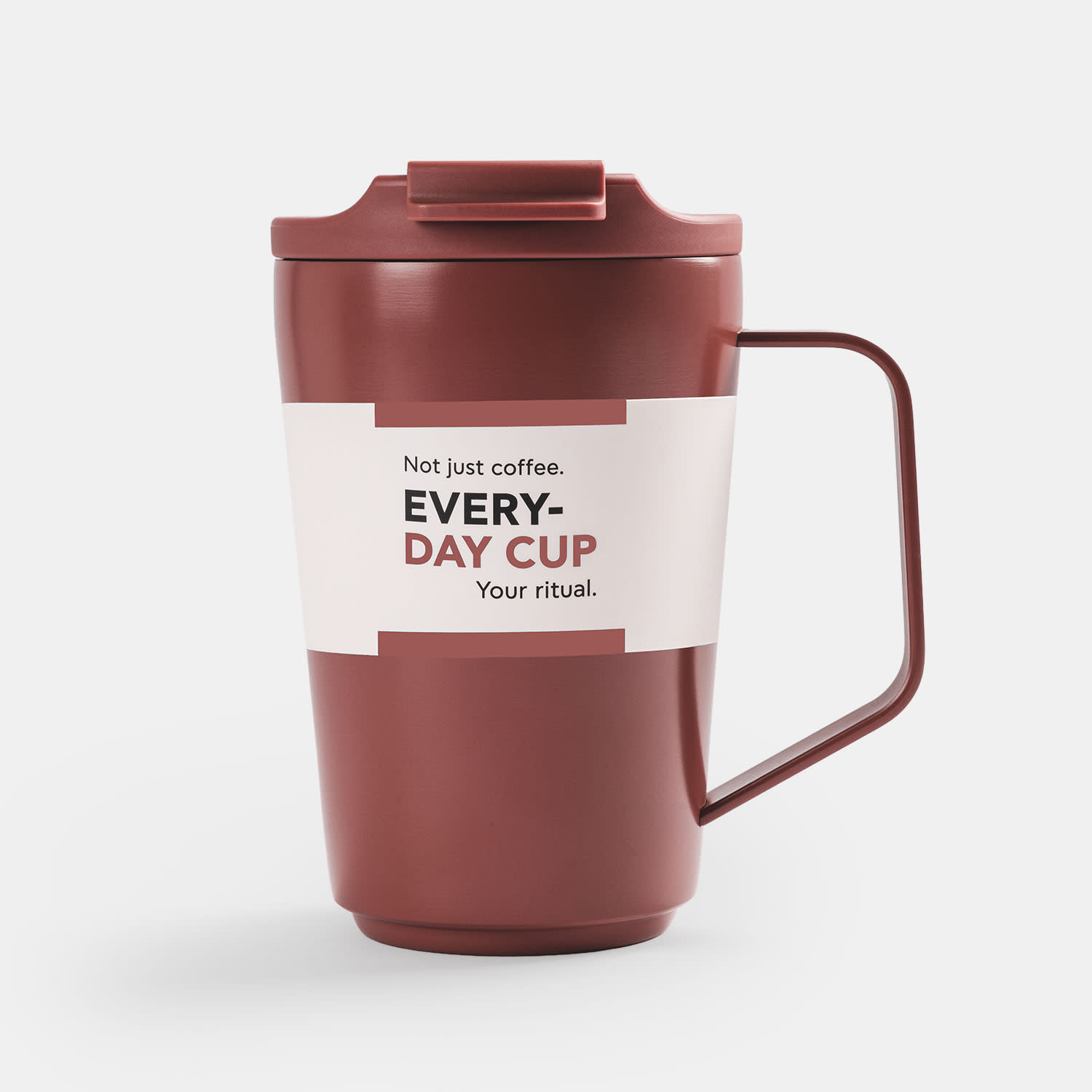 Εικόνα 1 του Sentio Κούπα Ταξιδίου με Χερούλι 360ml Dusty Rose