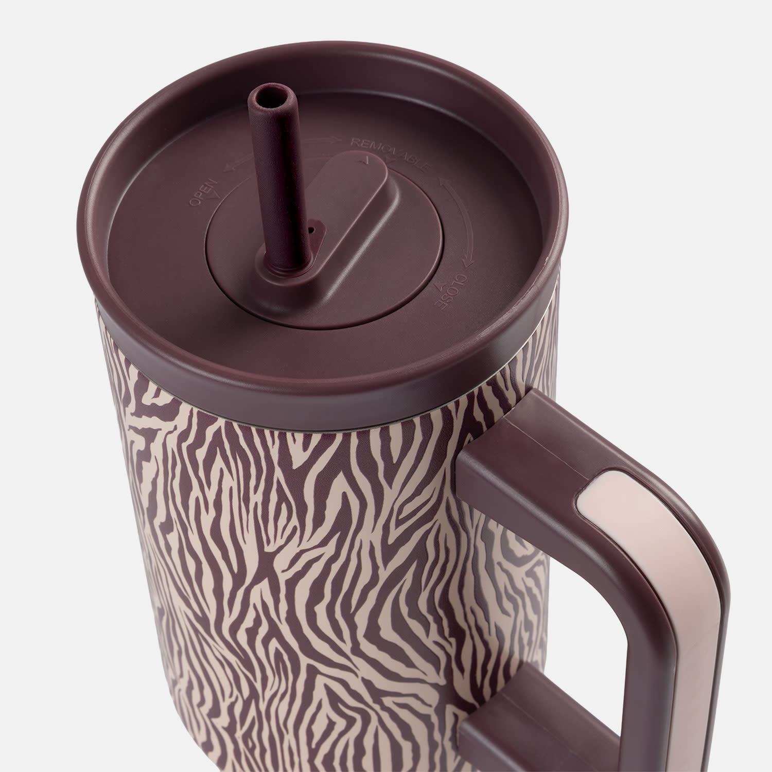 Κάνε κλικ για να δεις την εικόνα 3 του Sentio Παγούρι με Καλαμάκι 1200ml Zebra