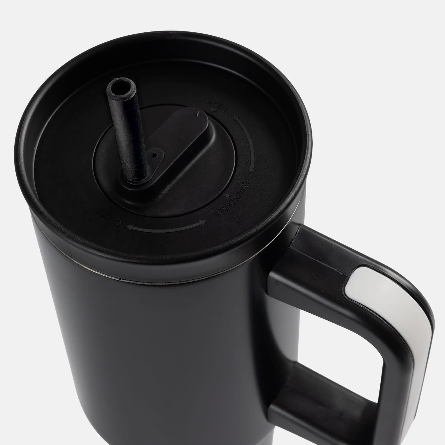 Εικόνα 3 του Sentio Παγούρι με Καλαμάκι 1200ml Μάυρο