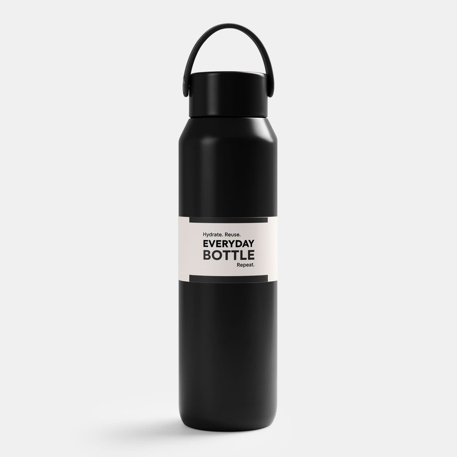 Sentio Παγούρι Θερμός 600ml Μαύρο