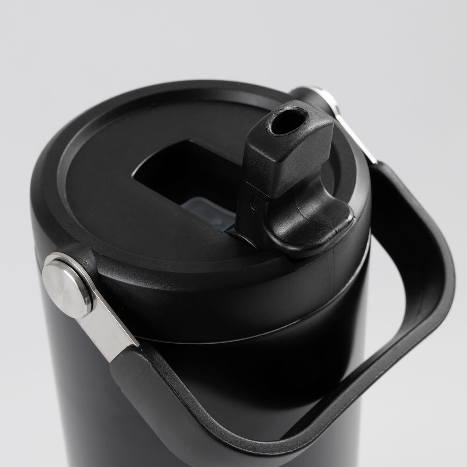 Εικόνα 3 του Sentio Παγούρι με Ενσωματωμένο Καλαμάκι 900ml Μαύρο