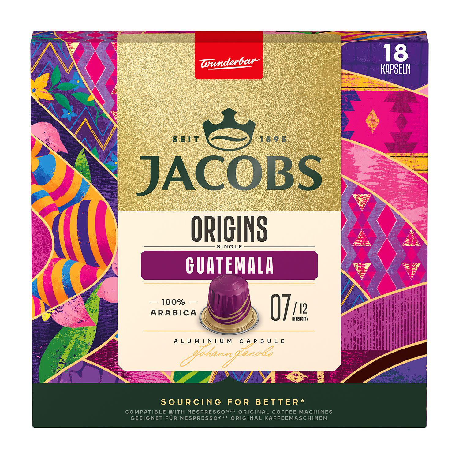 JACOBS Origins Κάψουλες Espresso Guatemala 18 τεμ.