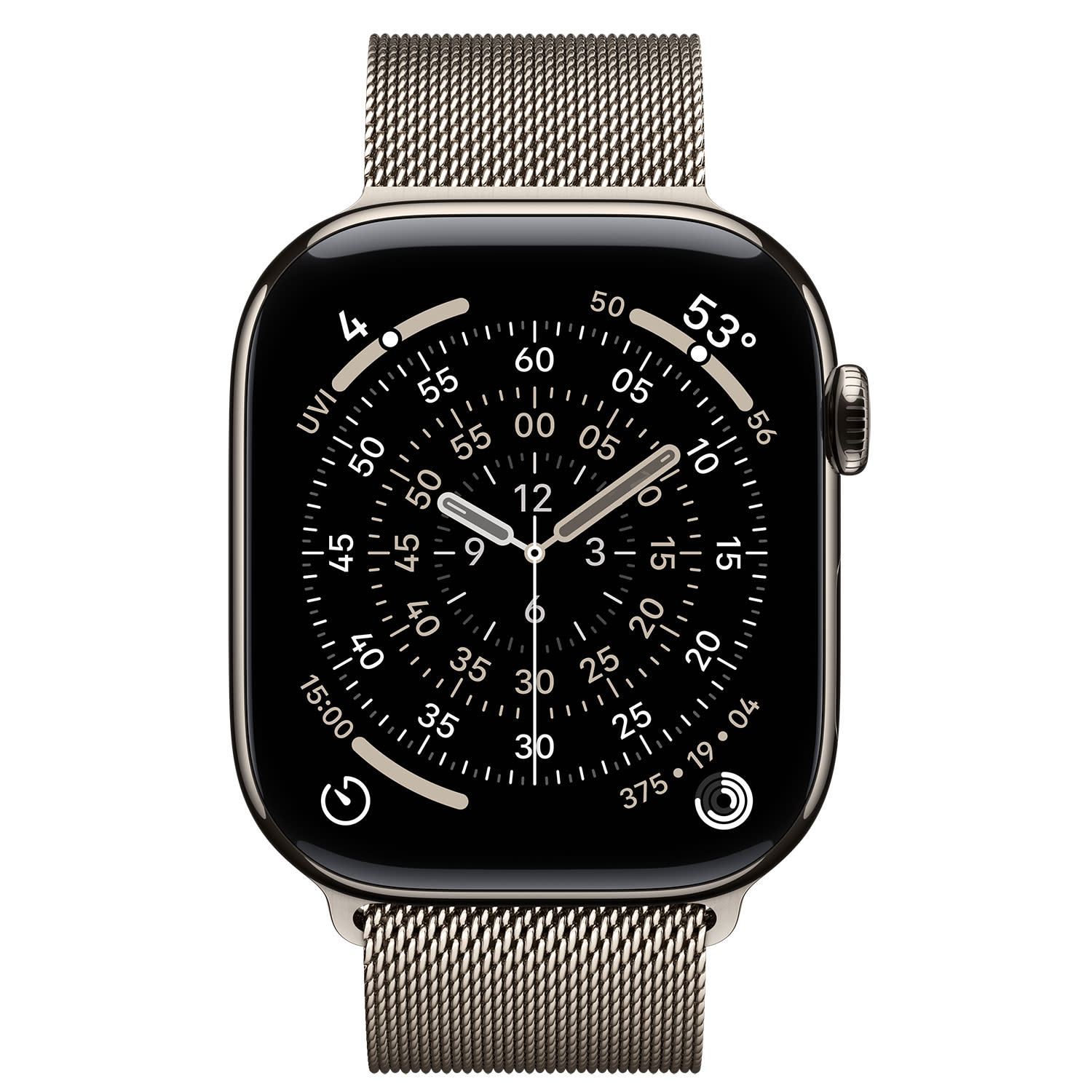 Κάνε κλικ για να δεις την εικόνα 3 του Apple 46mm Natural Milanese Loop M/L