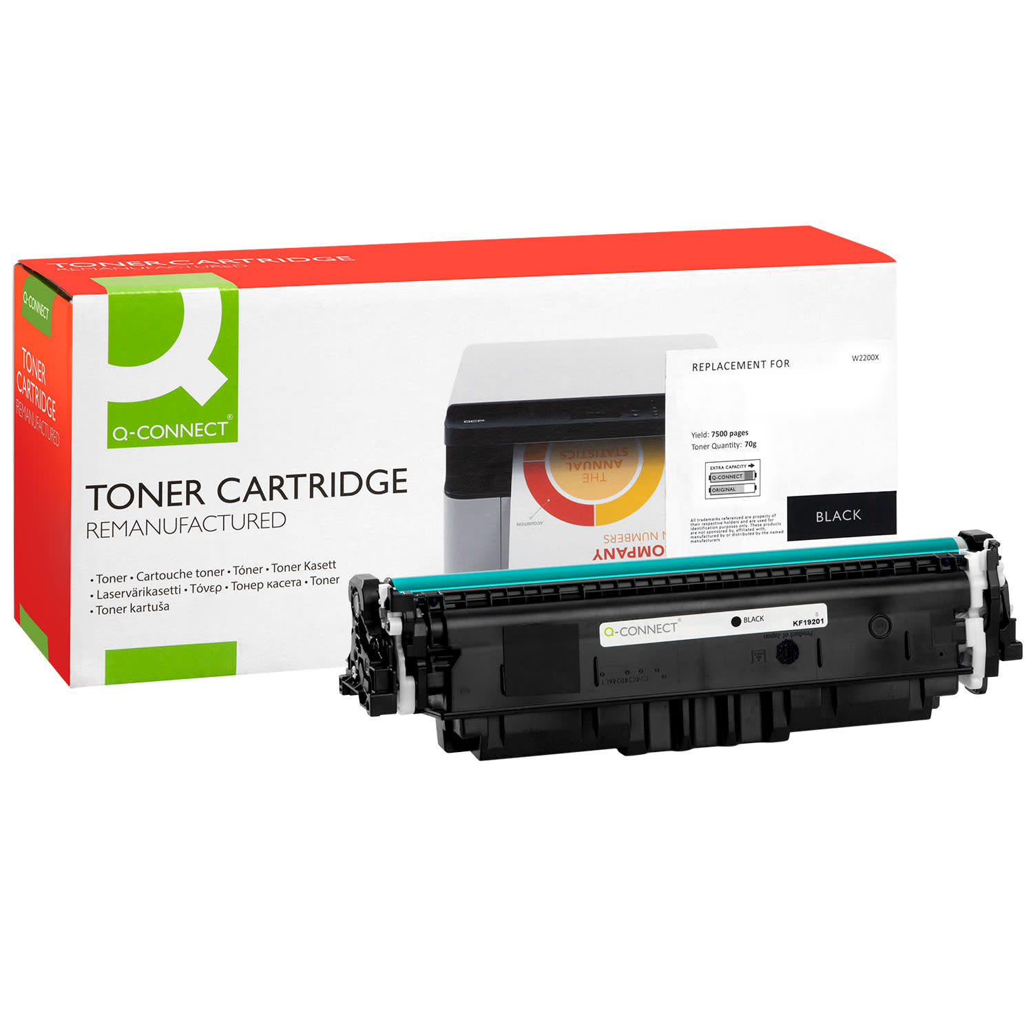 Κάνε κλικ για να δεις την εικόνα 1 του Toner Q-Connect 220X Black