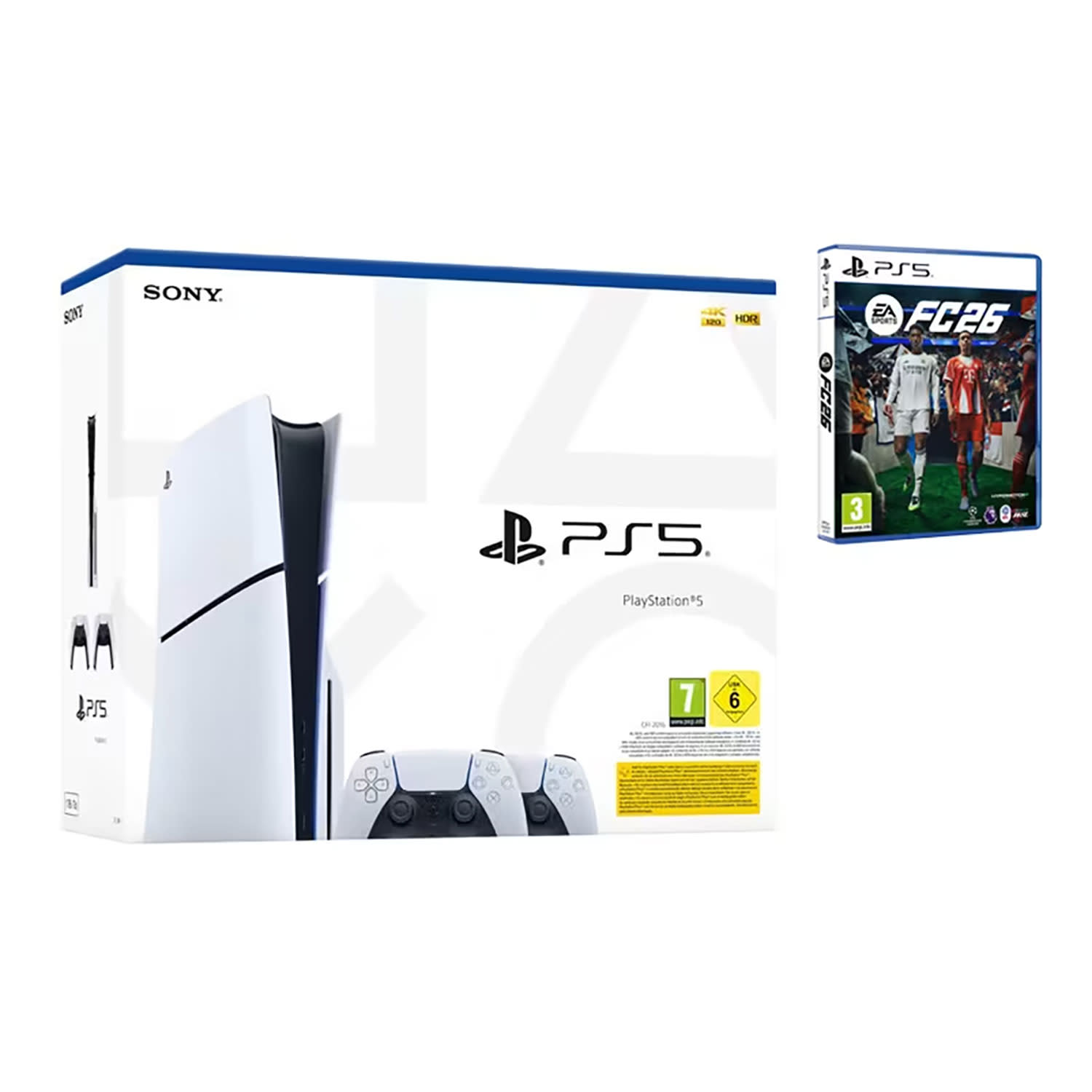 Κάνε κλικ για να δεις την εικόνα 1 του Sony PlayStation 5 + 2nd DualSense + SPORTS FC 26