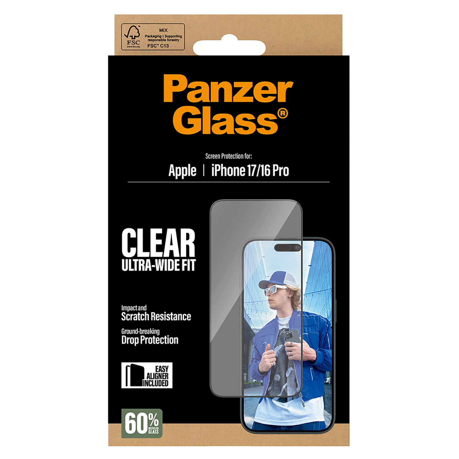 Εικόνα 3 του PanzerGlass iPhone 17/iPhone 16 Pro