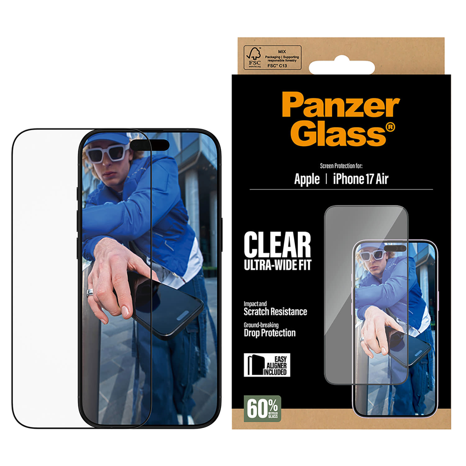 Εικόνα 2 του PanzerGlass Γυαλί Tempered για Apple iPhone Air
