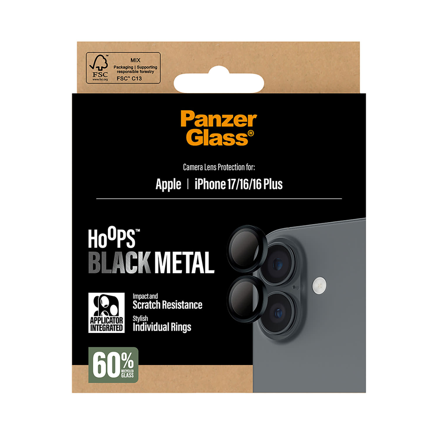 Εικόνα 3 του PanzerGlass Lens iPhone 17/16/16 Plus