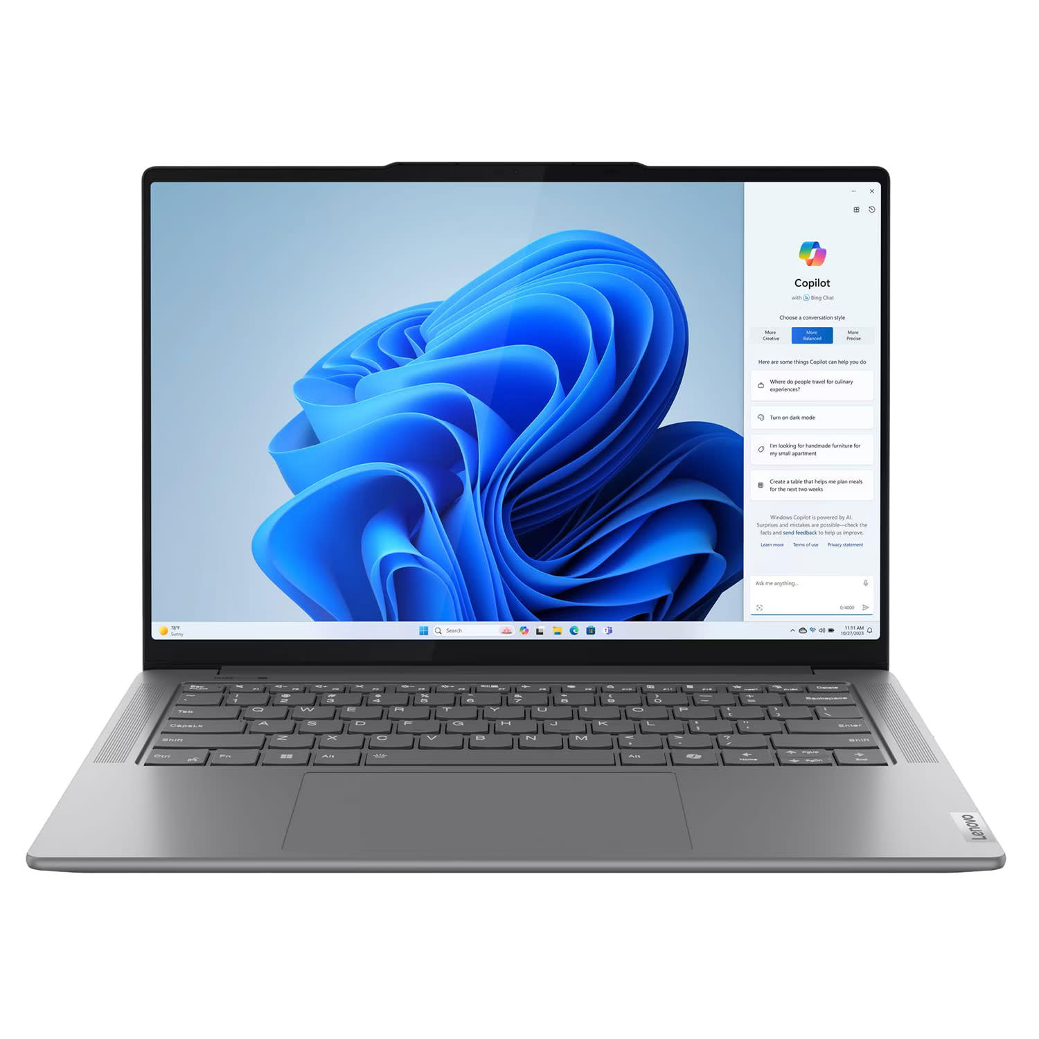 Εικόνα 1 του Lenovo Yoga 7 Pro-14IMH9 Laptop 14.5" OLED (Core Ultra 7 155H/16 GB/1 TB/RTX 4050 6 GB/Windows 11 Home)