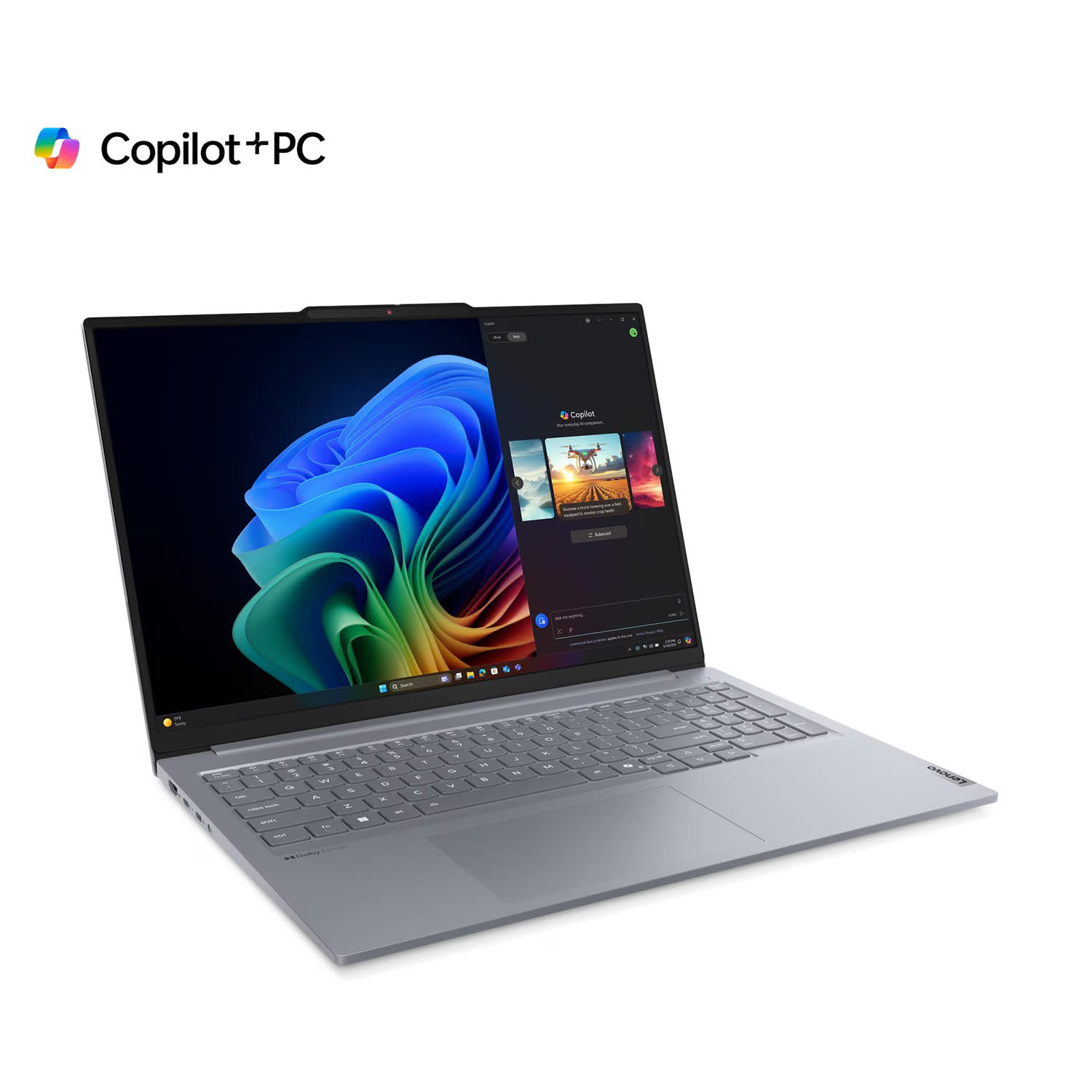 Εικόνα 2 του Lenovo ThinkBook 16 G7 Laptop 16" WUXGA IPS (Snapdragon X Plus X1P-42-100/32 GB/1 TB/Adreno/Windows 11 Pro)