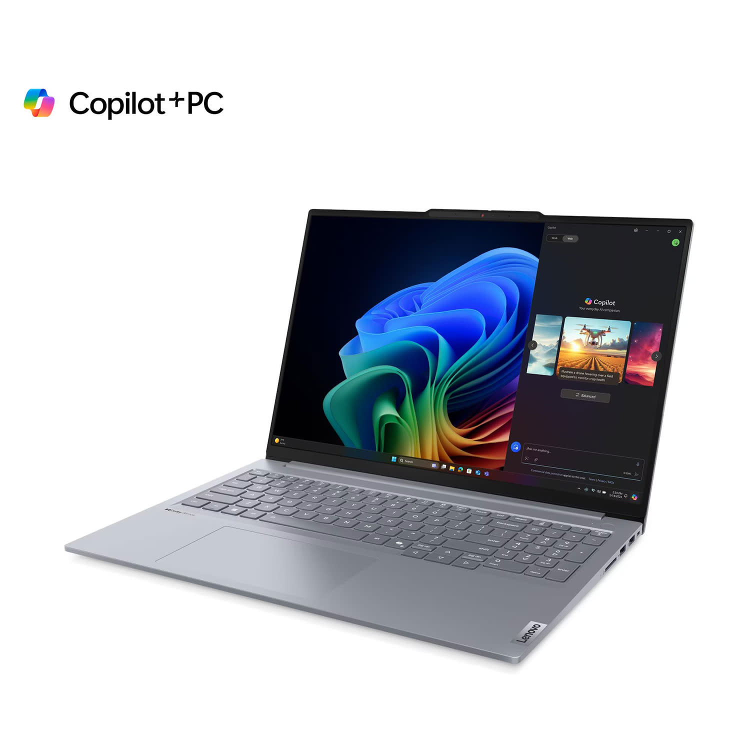 Εικόνα 3 του Lenovo ThinkBook 16 G7 Laptop 16" WUXGA IPS (Snapdragon X Plus X1P-42-100/32 GB/1 TB/Adreno/Windows 11 Pro)