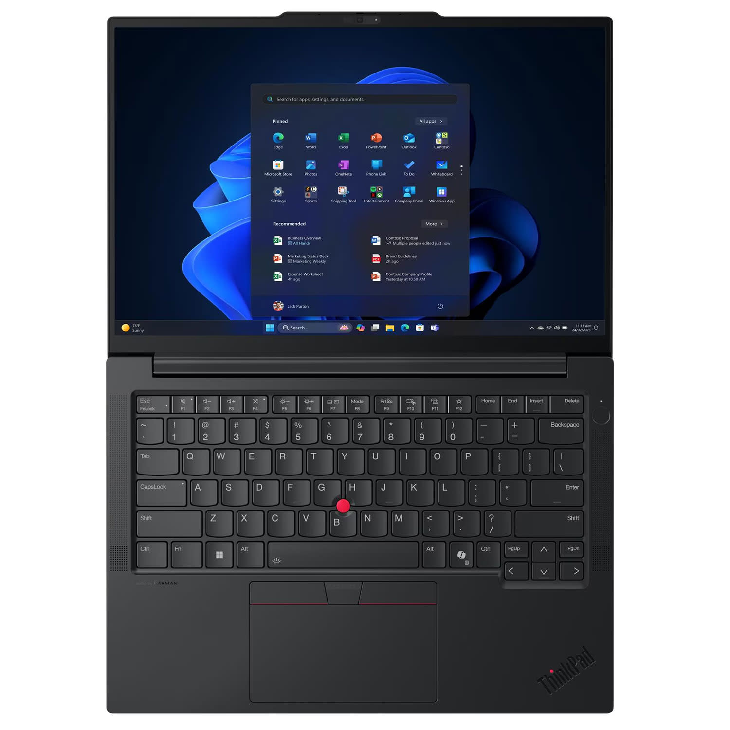 Εικόνα 3 του Lenovo Thinkpad E14 G7 Laptop 14" WUXGA IPS (Core Ultra 7 255H/32 GB/1 TB/Intel Arc Graphics/Windows 11 Pro)