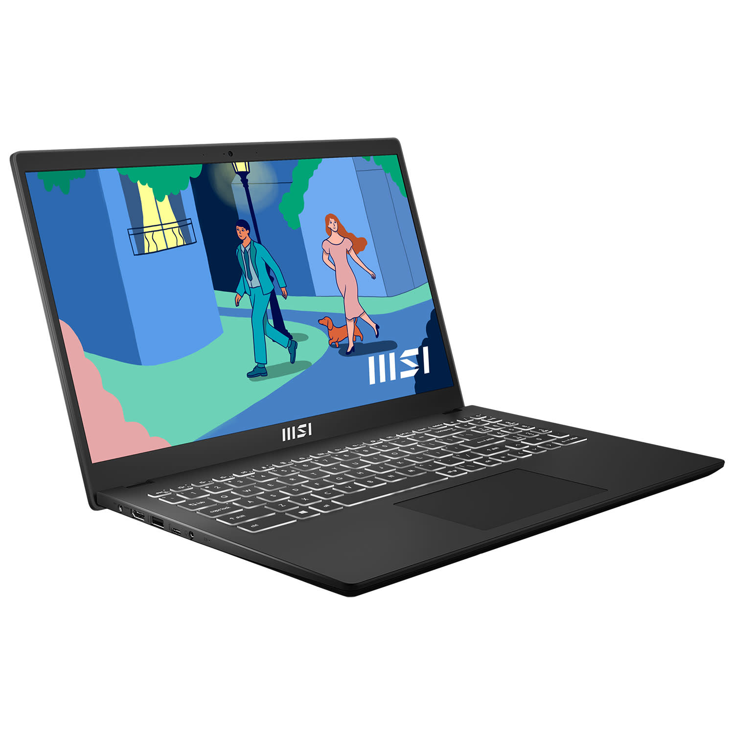 Κάνε κλικ για να δεις την εικόνα 2 του MSI Modern 15 Laptop 15.6" IPS (Ryzen 5 7430U/16 GB/512 GB/Radeon Graphics/Windows 11 Home)