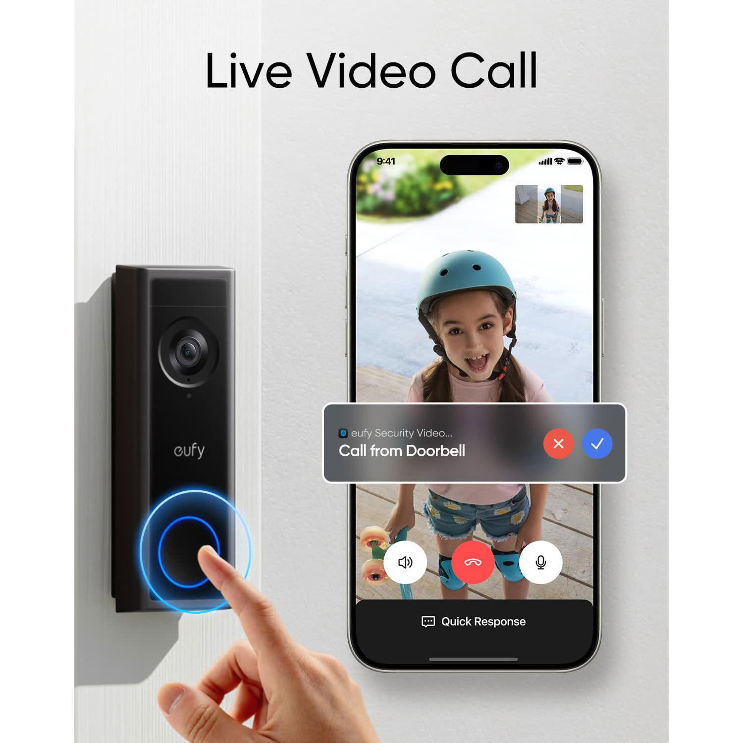 Εικόνα 2 του Ασύρματη IP Camera eufyCam C31 Doorbell