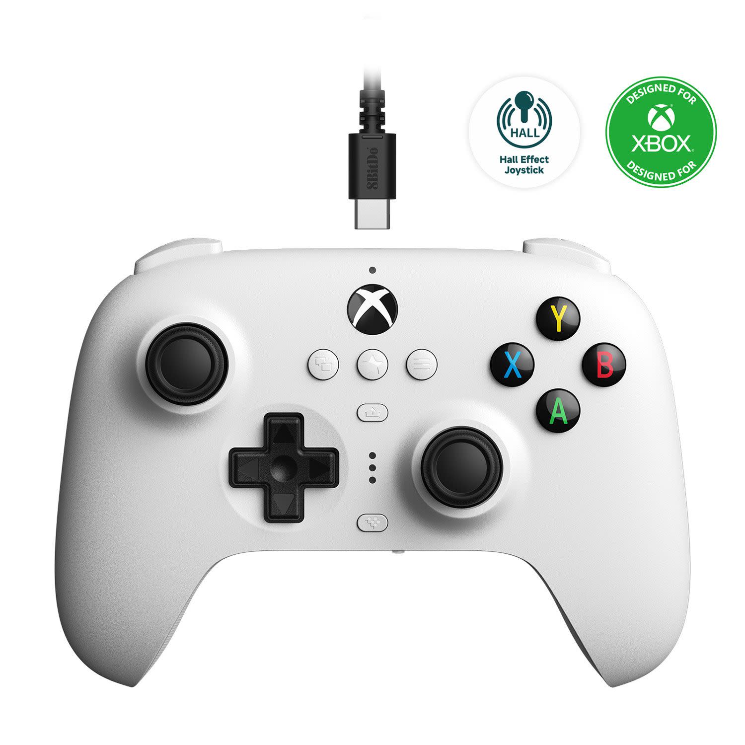 Κάνε κλικ για να δεις την εικόνα 1 του 8BitDo Ultimate Wired Controller Xbox White