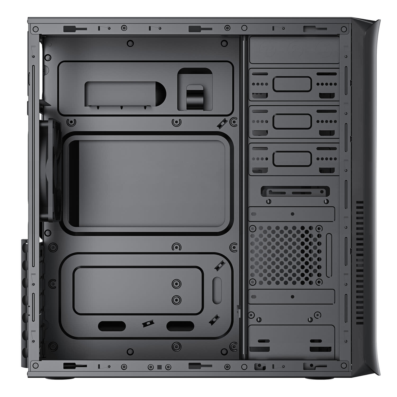 Εικόνα 4 του Turbo-X Sphere V Black Midi Tower