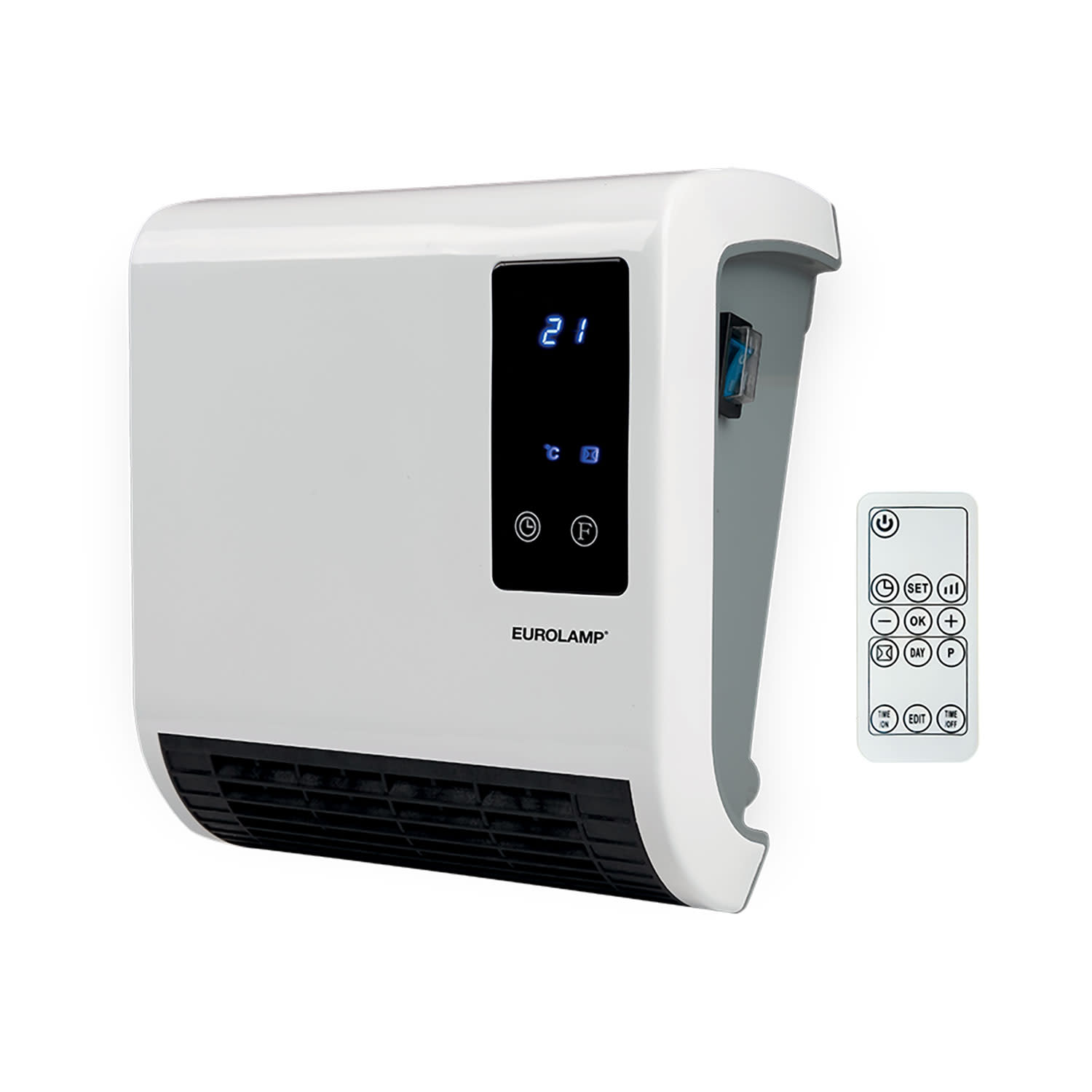 Εικόνα 1 του Eurolamp ΑΕΡΟΘΕΡΜΟ ΕΠΙΤΟΙΧΟ 2000W IP22 ΜΕ LED