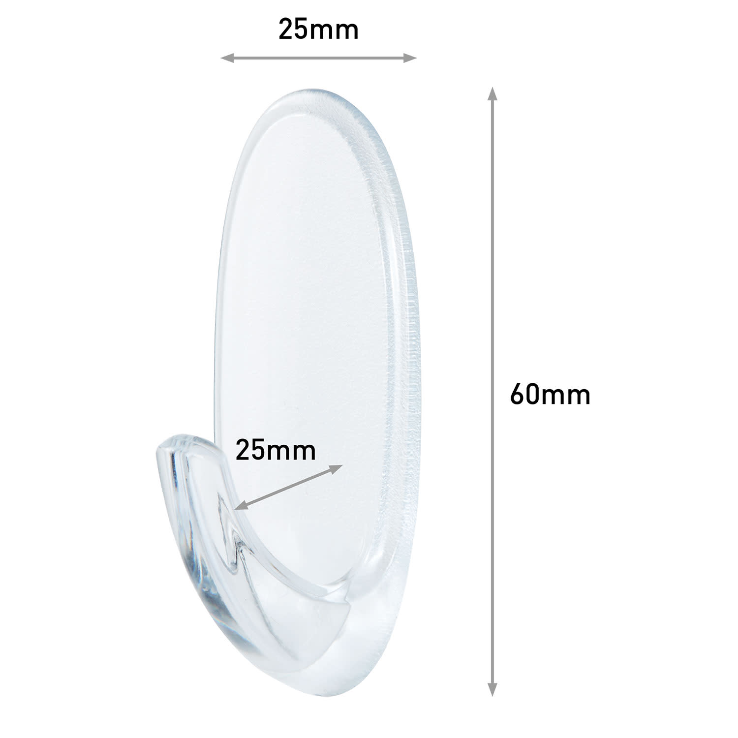 Εικόνα 2 του Command Γαντζάκι Mεσαίου Μεγέθους Διαφανές