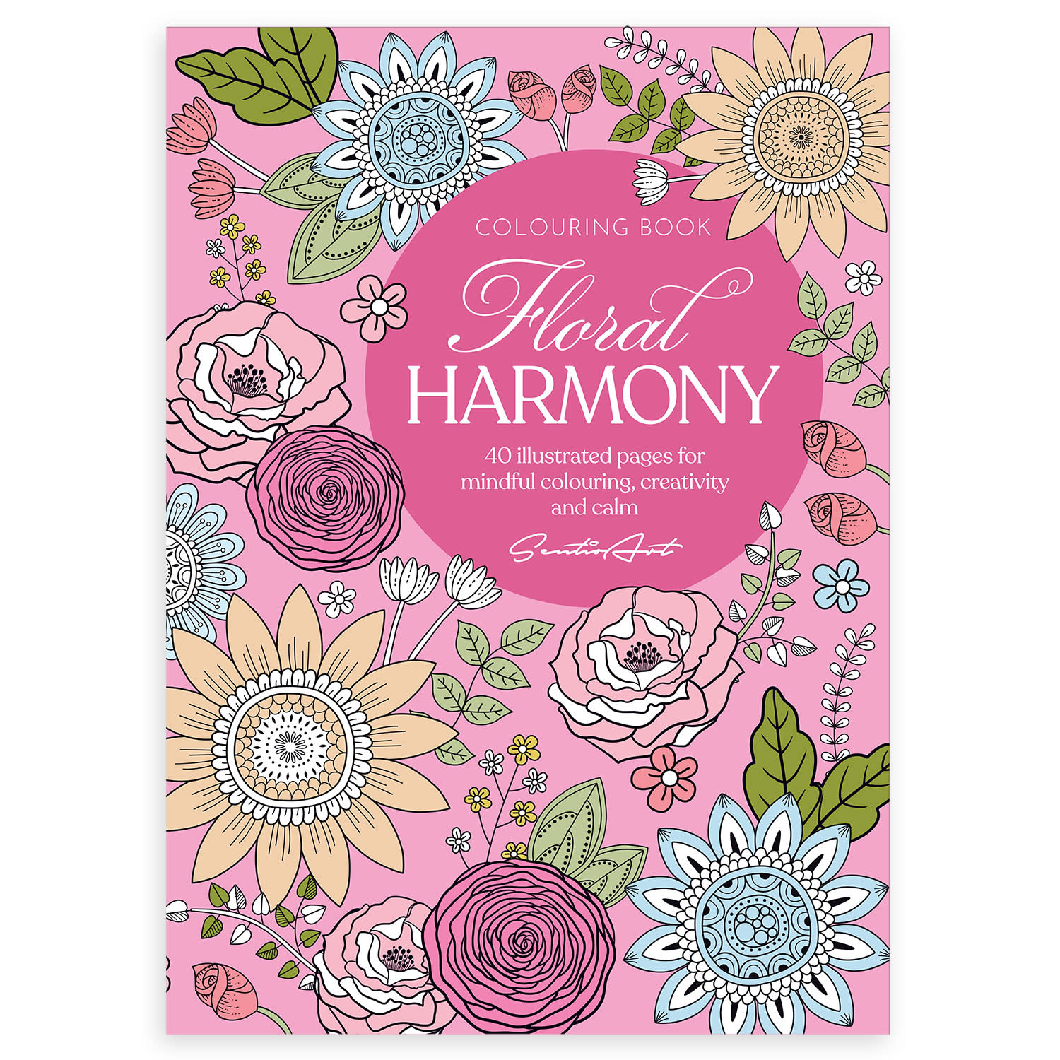 Sentio Βιβλίο Ζωγραφικής Floral Harmony