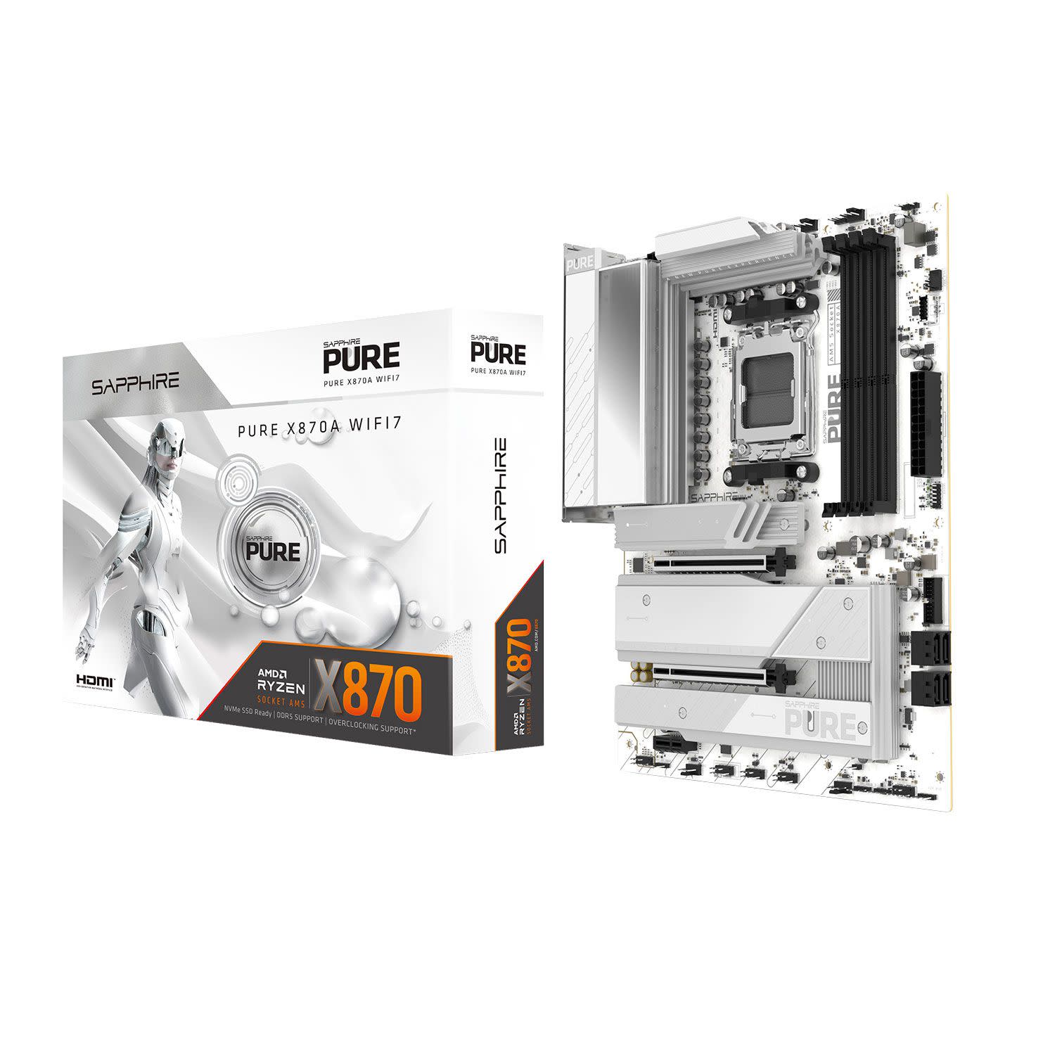 Εικόνα 1 του Sapphire Motherboard X870E Pure WIFI7 (X870/AM5/DDR5)