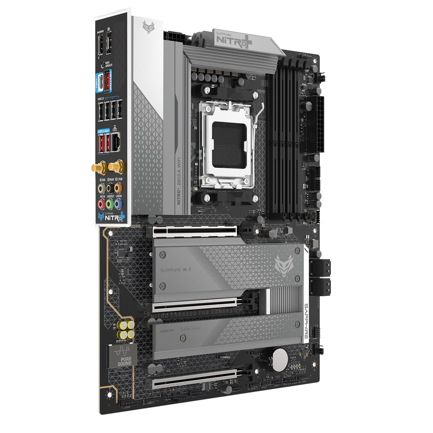 Κάνε κλικ για να δεις την εικόνα 4 του Sapphire Motherboard B850A Nitro+ WIFI7 (Β850/AM5/DDR5)