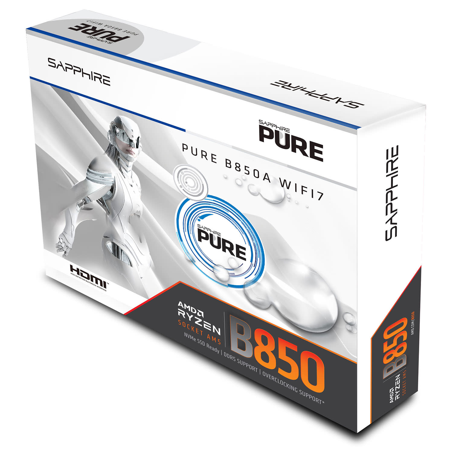 Κάνε κλικ για να δεις την εικόνα 3 του Sapphire Motherboard B850A Pure WIFI7 (Β850/AM5/DDR5)
