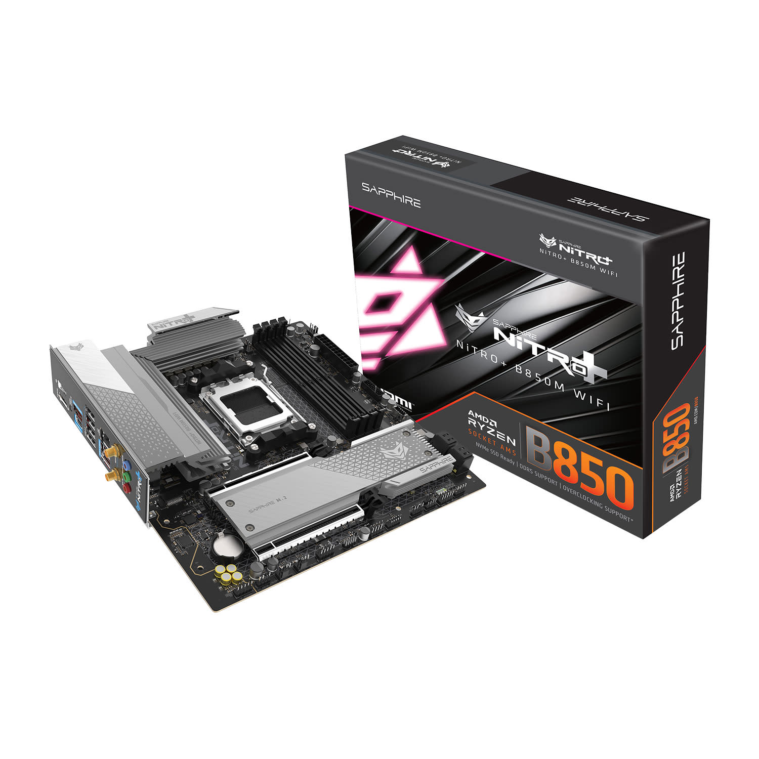 Sapphire Motherboard B850Μ Nitro+ WIFI (Β850/AM5/DDR5)