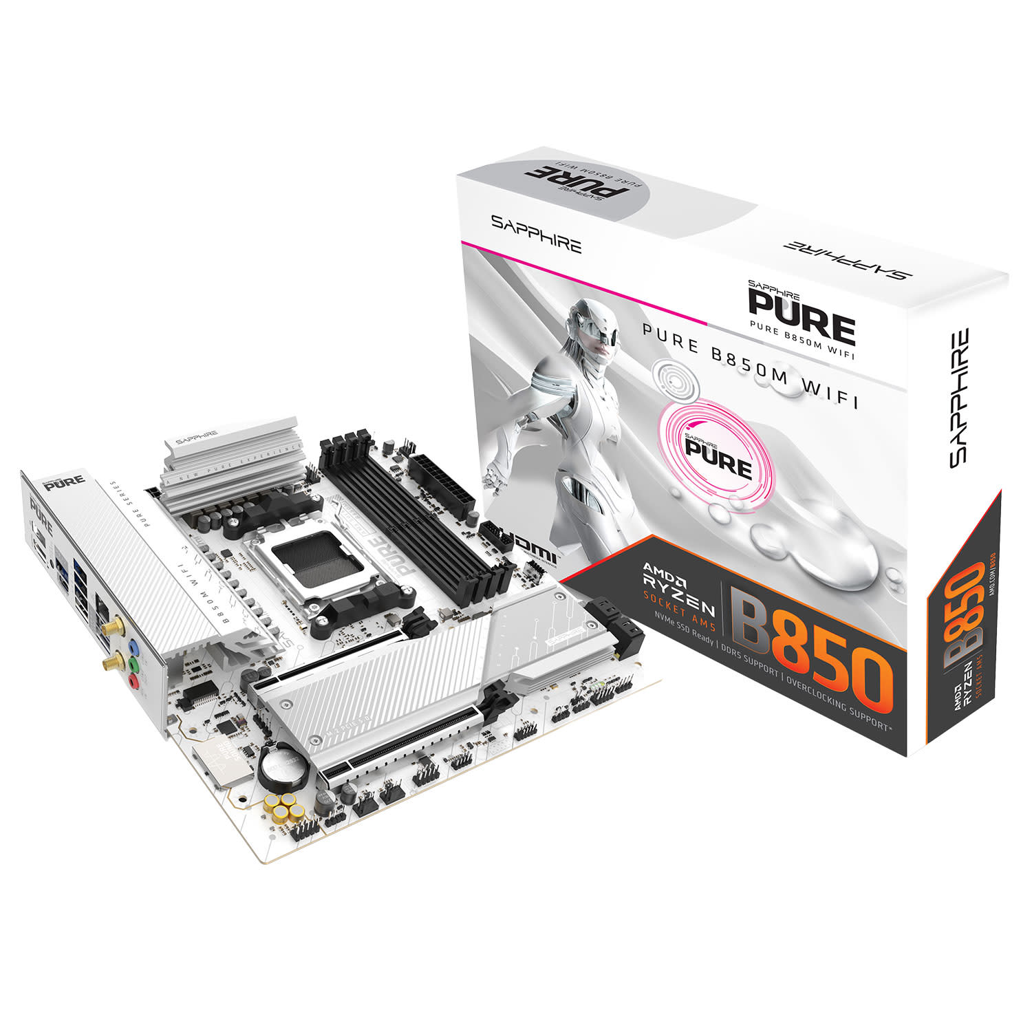 Sapphire Motherboard B850Μ Pure WIFI (Β850/AM5/DDR5)