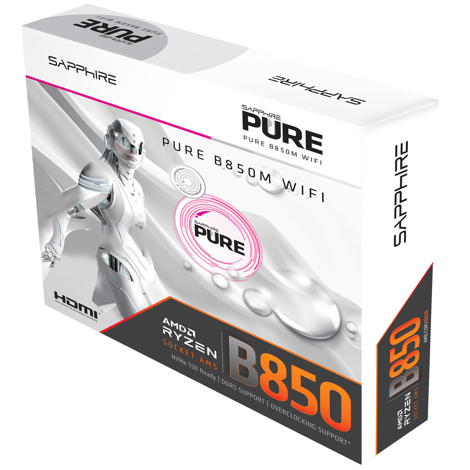 Κάνε κλικ για να δεις την εικόνα 3 του Sapphire Motherboard B850Μ Pure WIFI (Β850/AM5/DDR5)
