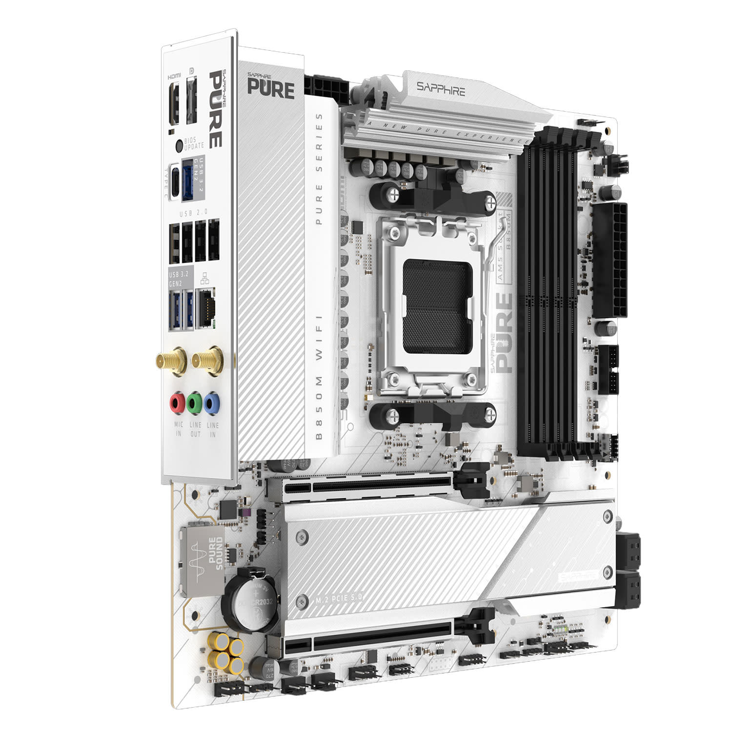Κάνε κλικ για να δεις την εικόνα 5 του Sapphire Motherboard B850Μ Pure WIFI (Β850/AM5/DDR5)