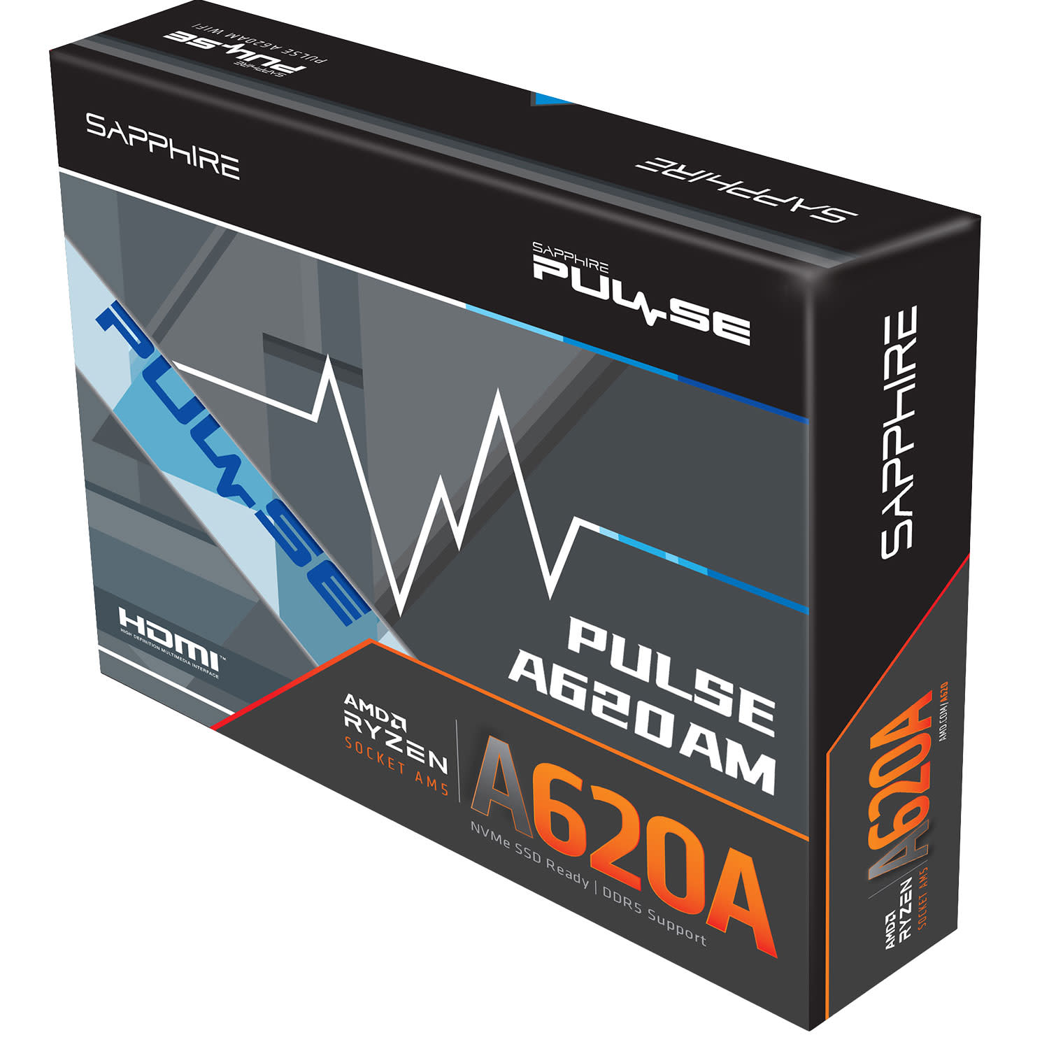 Κάνε κλικ για να δεις την εικόνα 3 του Sapphire Motherboard A620AM Pulse (A620/AM5/DDR5)