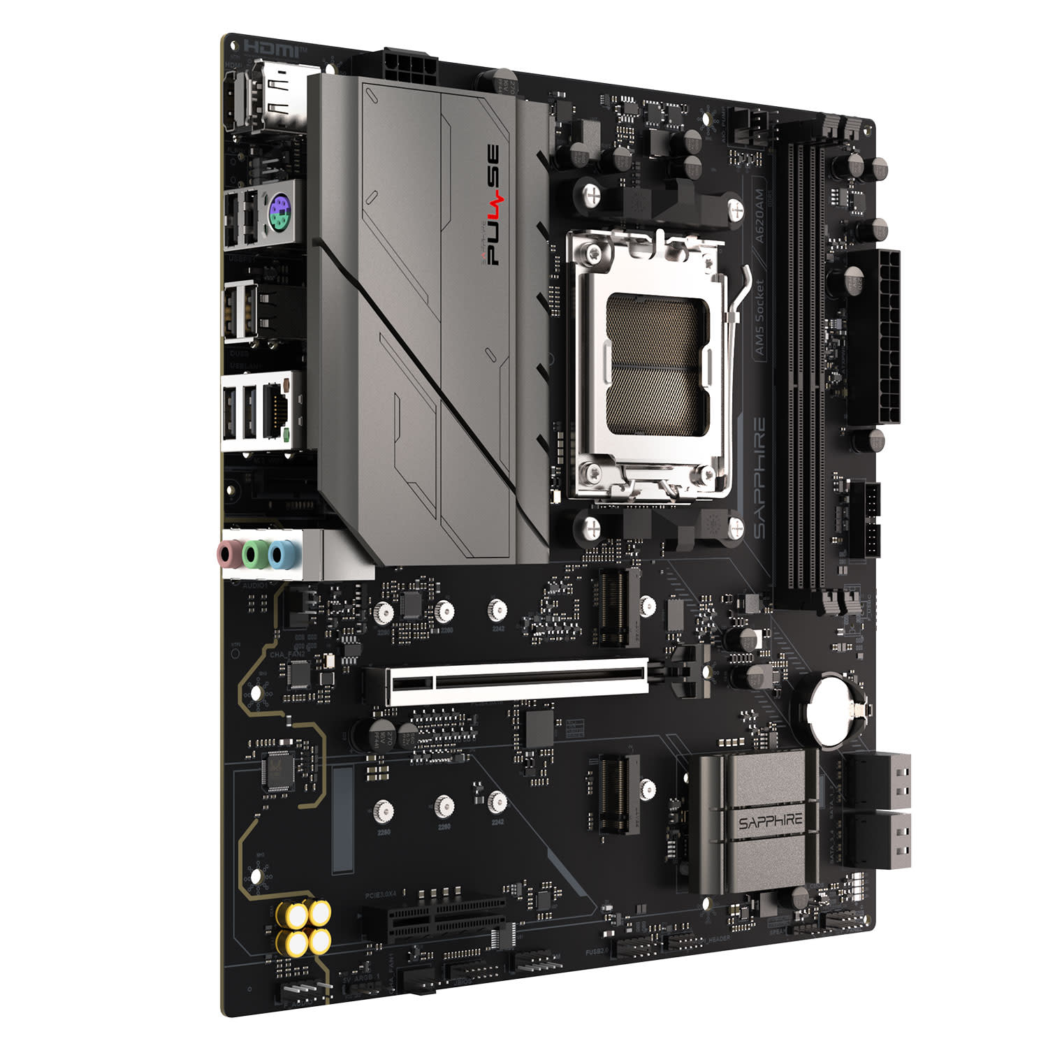 Κάνε κλικ για να δεις την εικόνα 5 του Sapphire Motherboard A620AM Pulse (A620/AM5/DDR5)