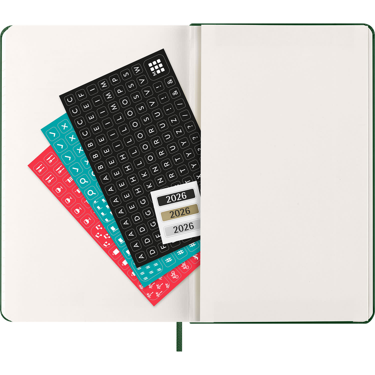 Εικόνα 4 του Moleskine 2026 Ημερολόγιο Εβδομαδιαίο L Myrtle Green Σκληρό Εξώφυλλο