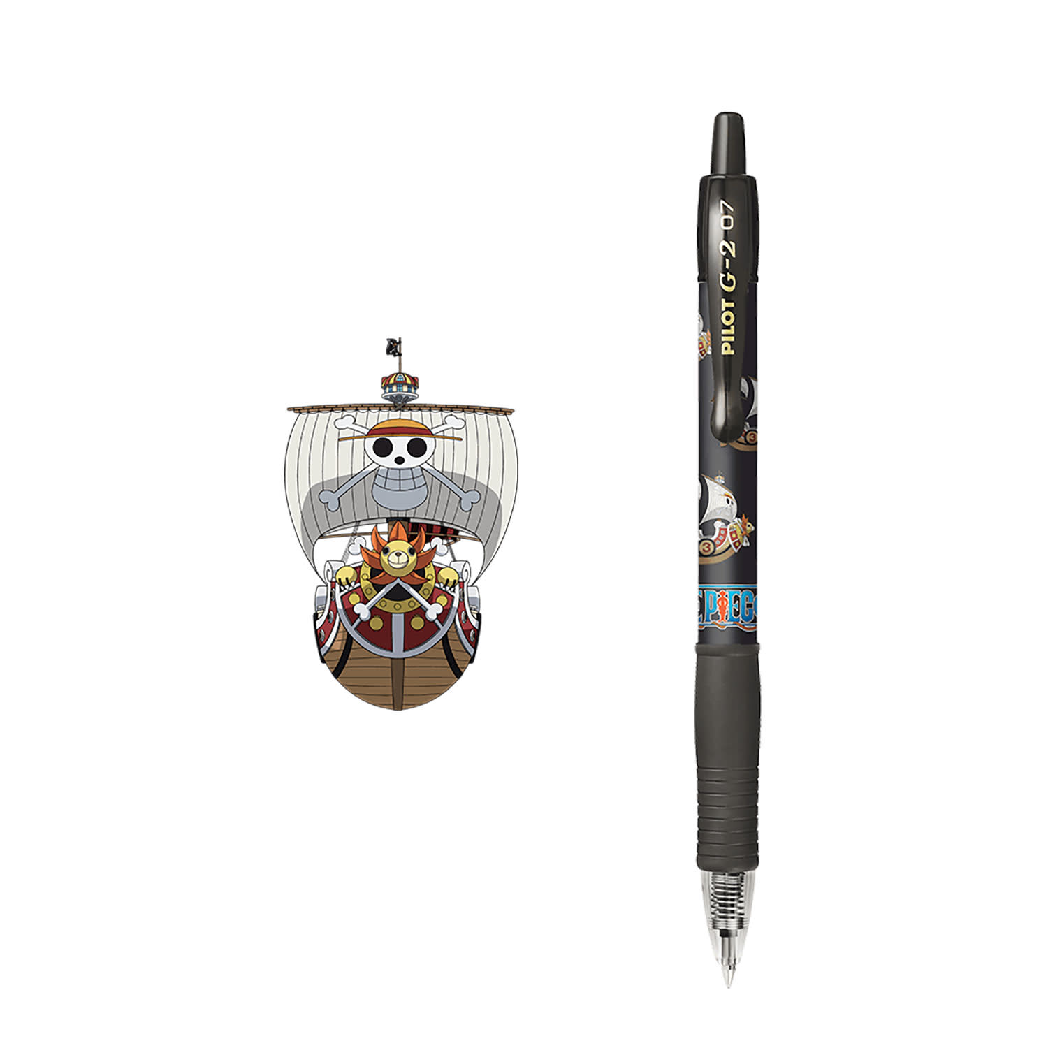 Pilot Στυλό G-2 Με Λάστιχο & Κλιπ & Πάχος Μύτης 0.7mm One Piece  Μαύρο