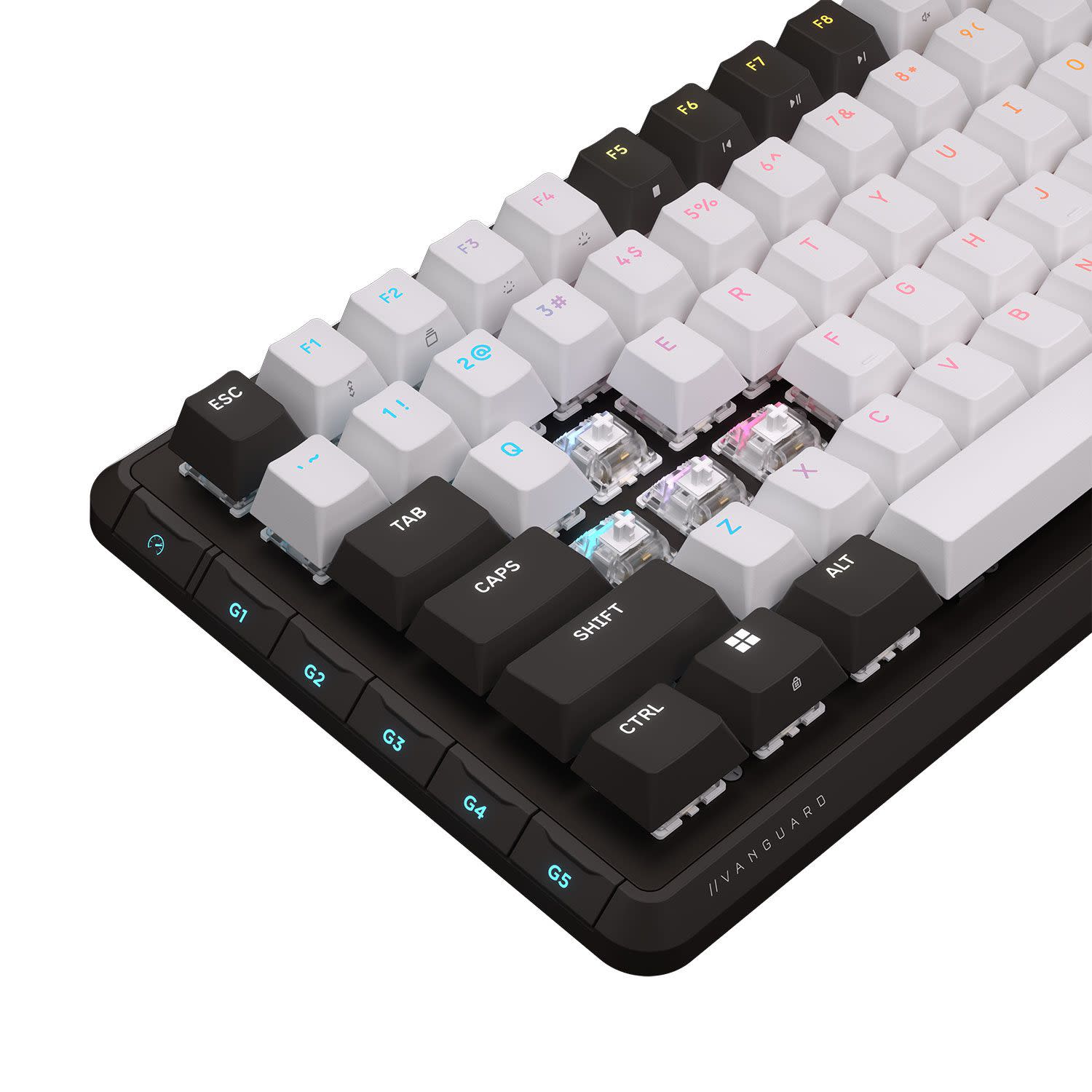 Εικόνα 5 του Corsair Πληκτρολόγιο Vanguard 96 LCD RGB, MLX Plasma, PBT