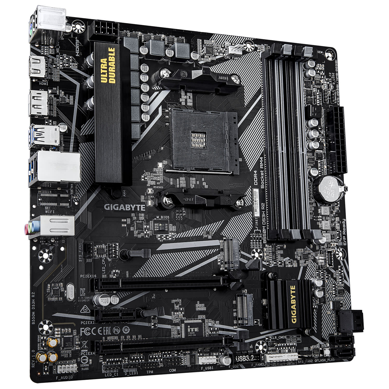 Εικόνα 3 του Gigabyte Motherboard B550M DS3H R2 (B550/AM4/DDR4)