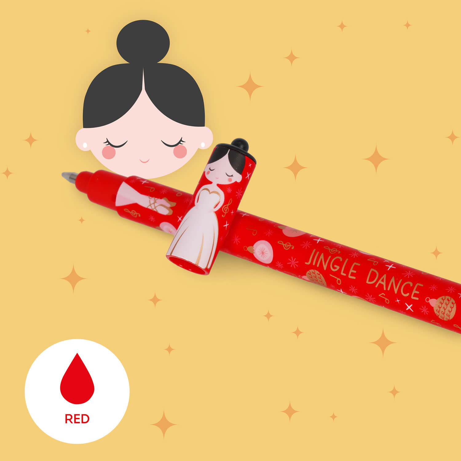 Εικόνα 6 του Legami Σετ Gel Στυλό Erasable 3τεμ. Πάχος Μύτης 0.7mm X-Mas