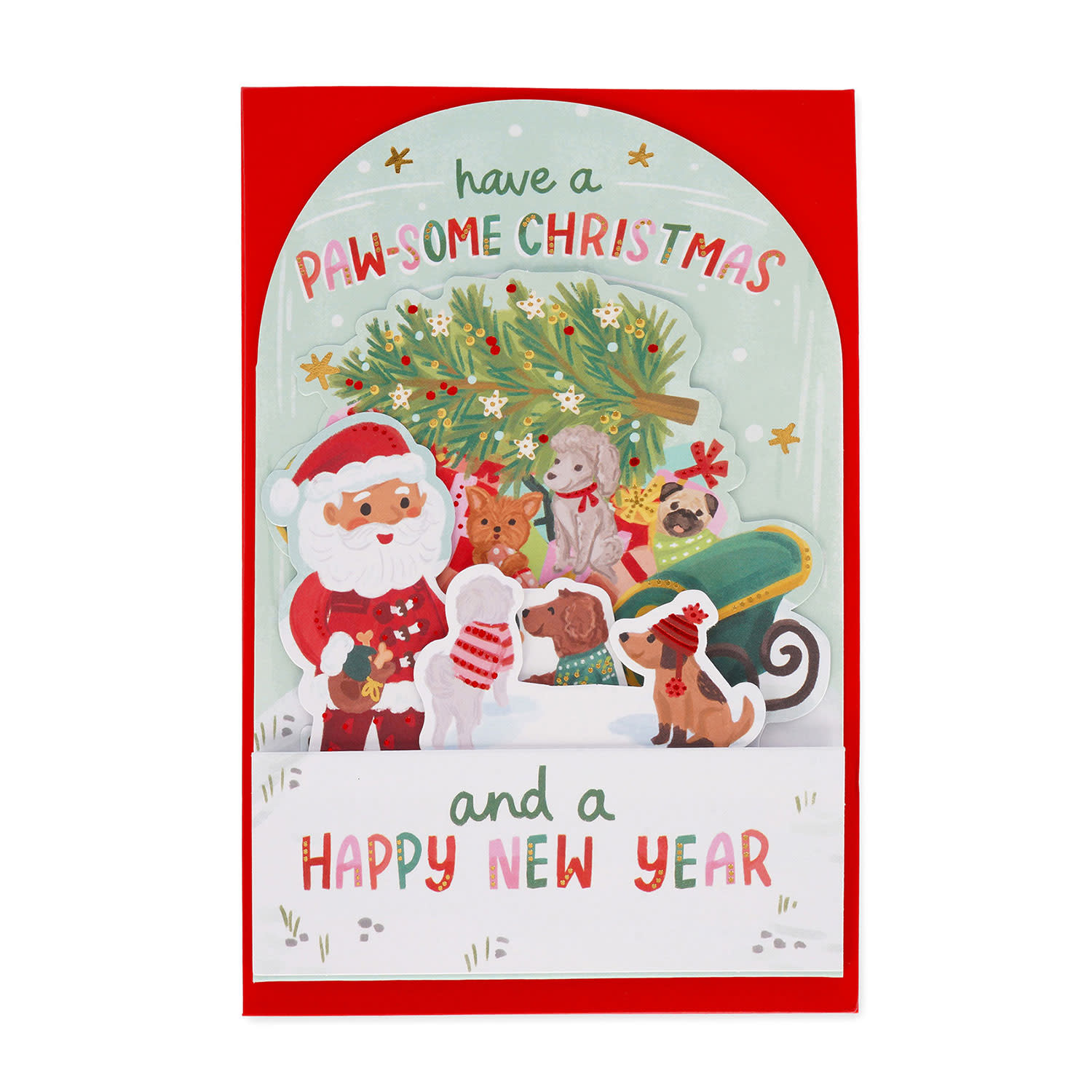 Εικόνα 2 του Legami Ευχετήρια Κάρτα Popup Pawsome Christmas