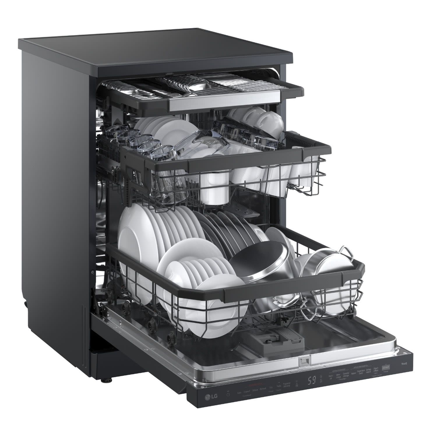 Εικόνα 7 του LG DF375HMS Πλυντήριο Πιάτων Ελεύθερο 60 cm