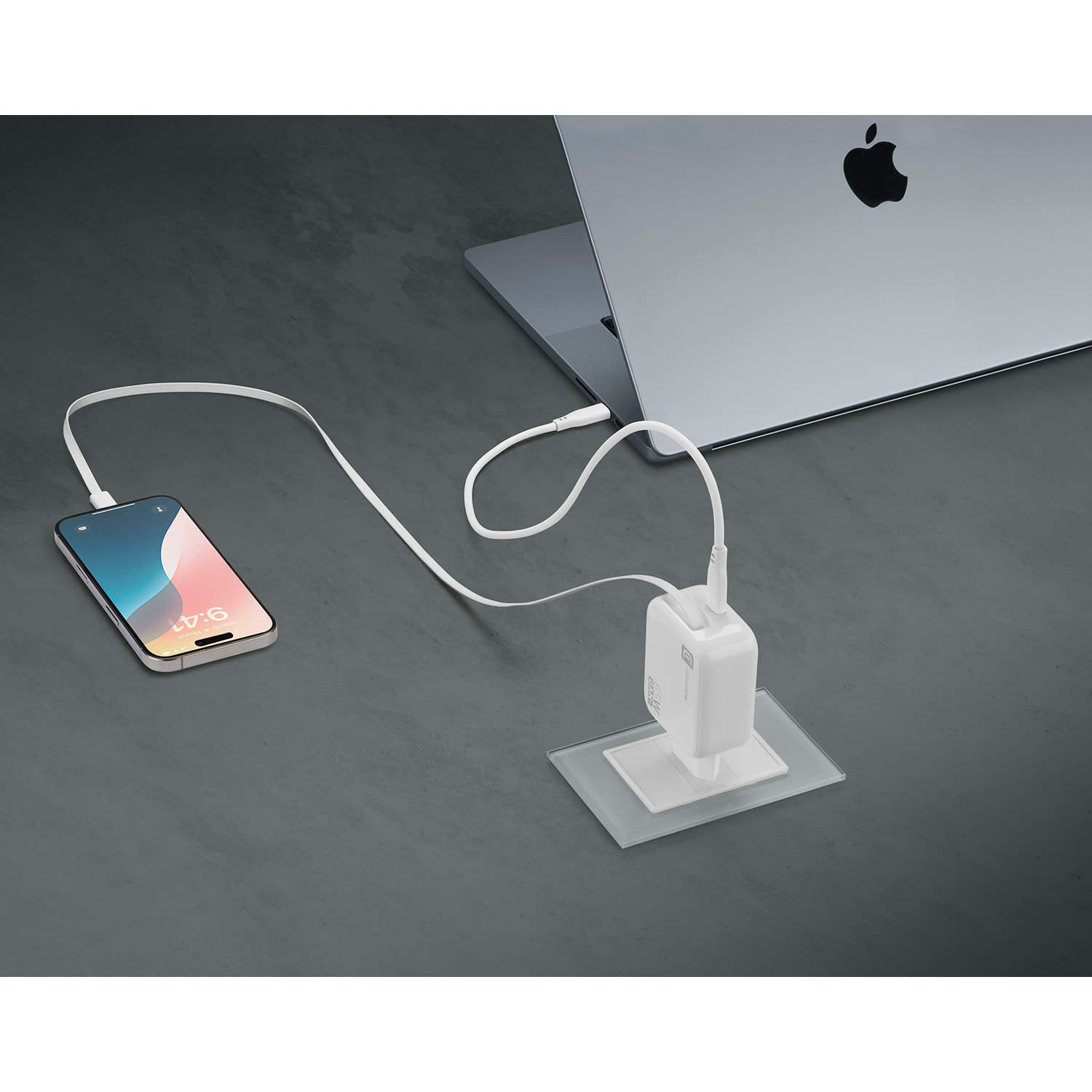 Εικόνα 10 του Cellularline Φορτιστής GaN+ 2 Θέσεων 65W Λευκό Με Καλώδιο