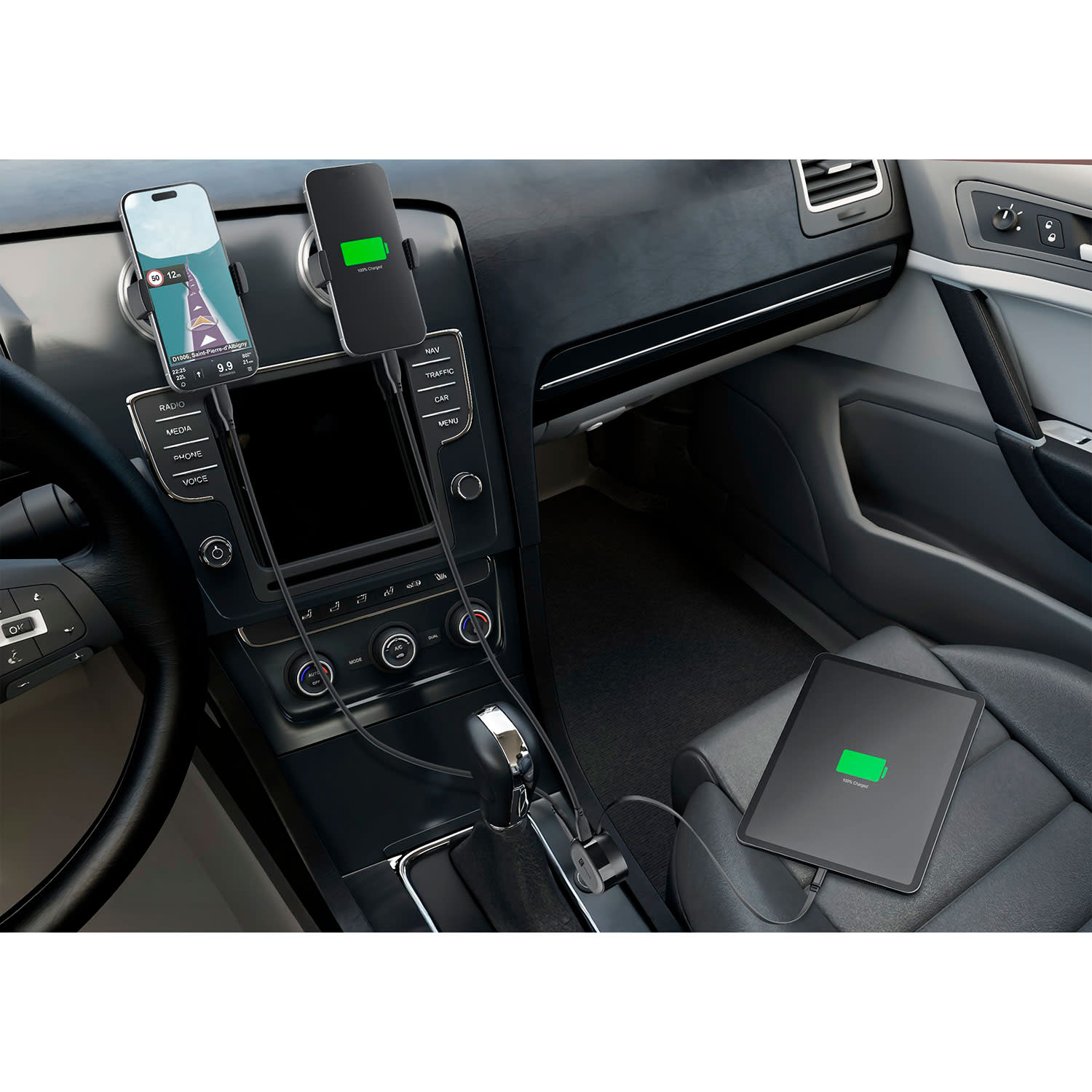 Εικόνα 8 του Cellularline Φορτιστής Αυτοκινήτου PD 2 Θέσεων 60W Μαύρο Με Καλώδιο