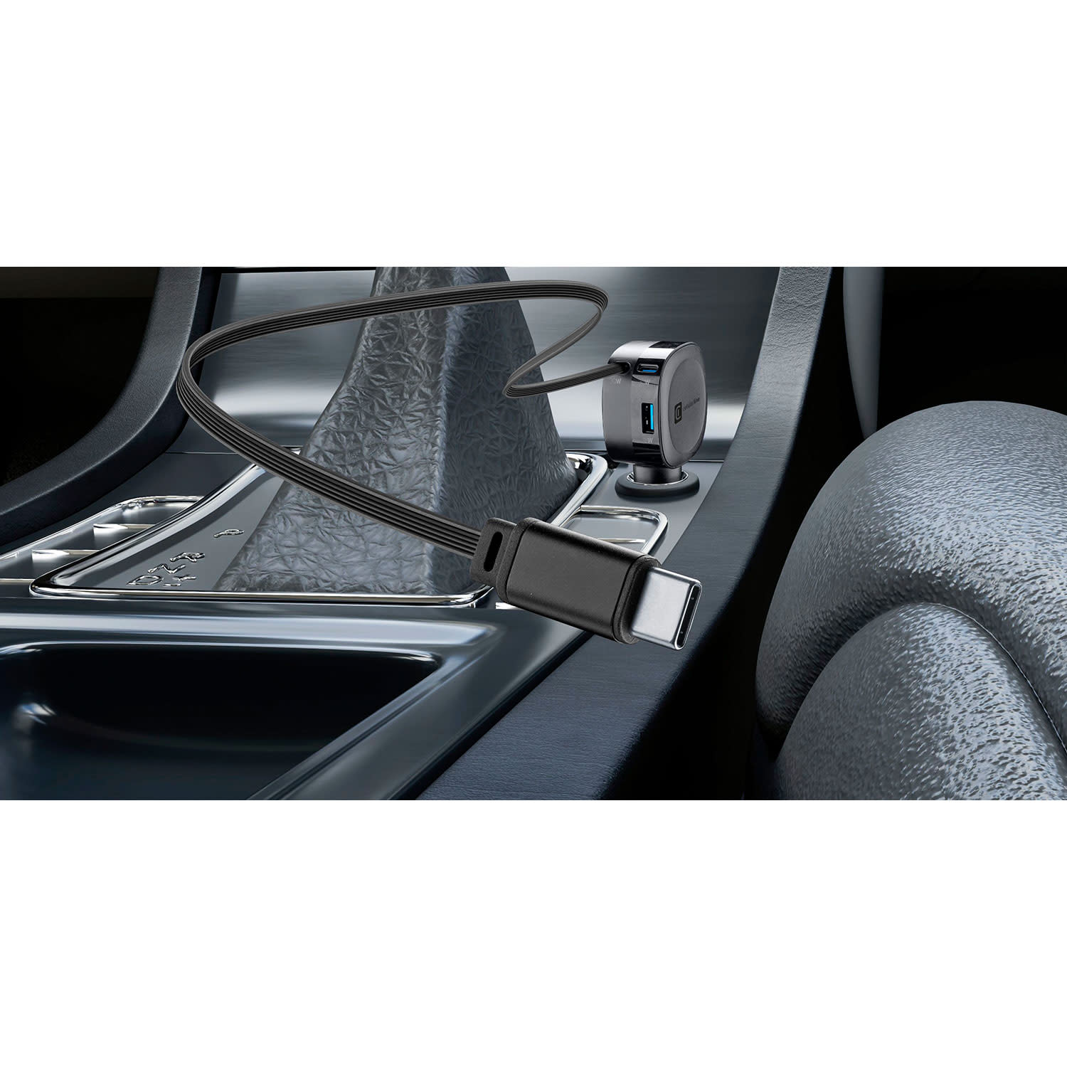 Εικόνα 9 του Cellularline Φορτιστής Αυτοκινήτου PD 2 Θέσεων 60W Μαύρο Με Καλώδιο