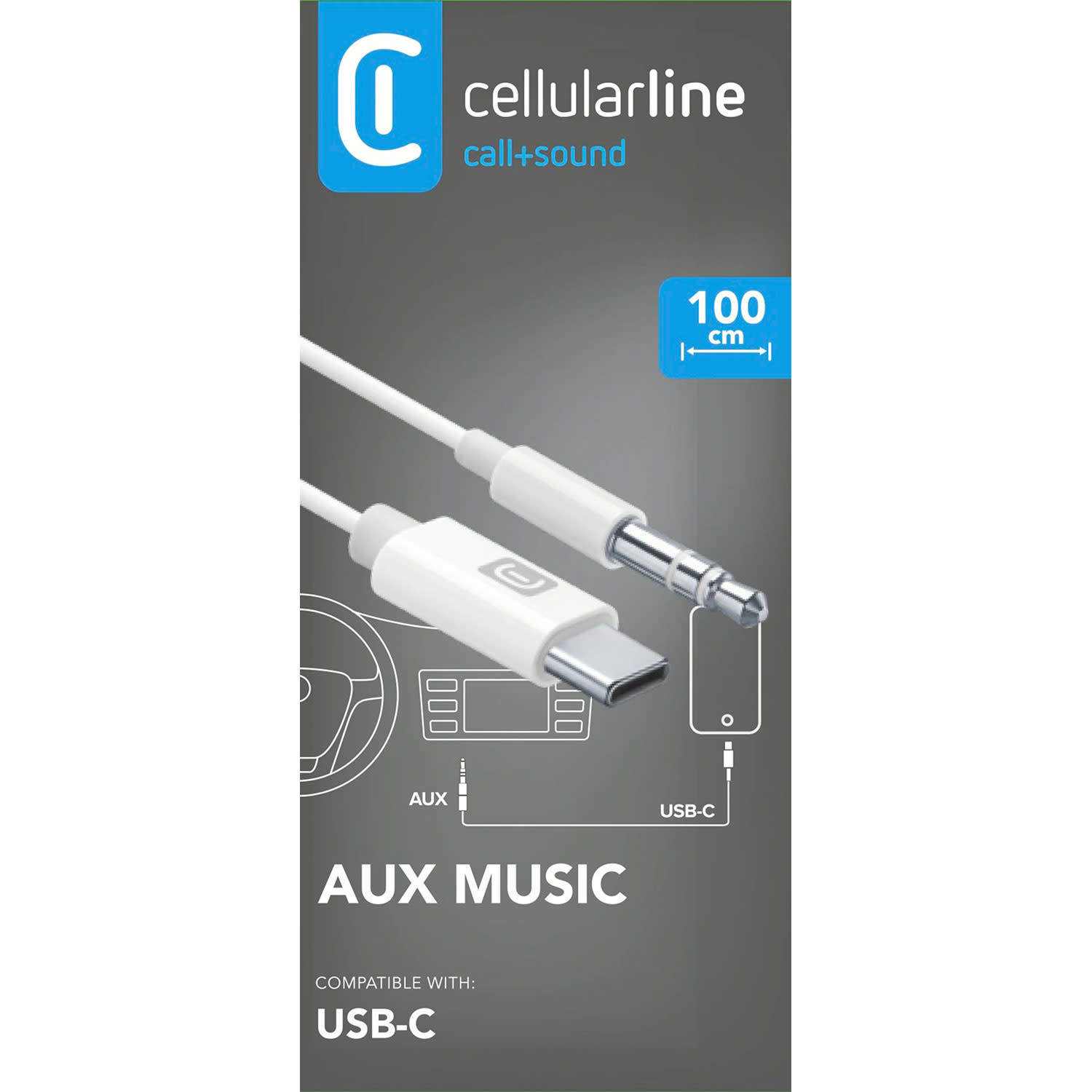 Εικόνα 3 του Αντάπτορας Cellularline Type-C to 3.5mm Jack
