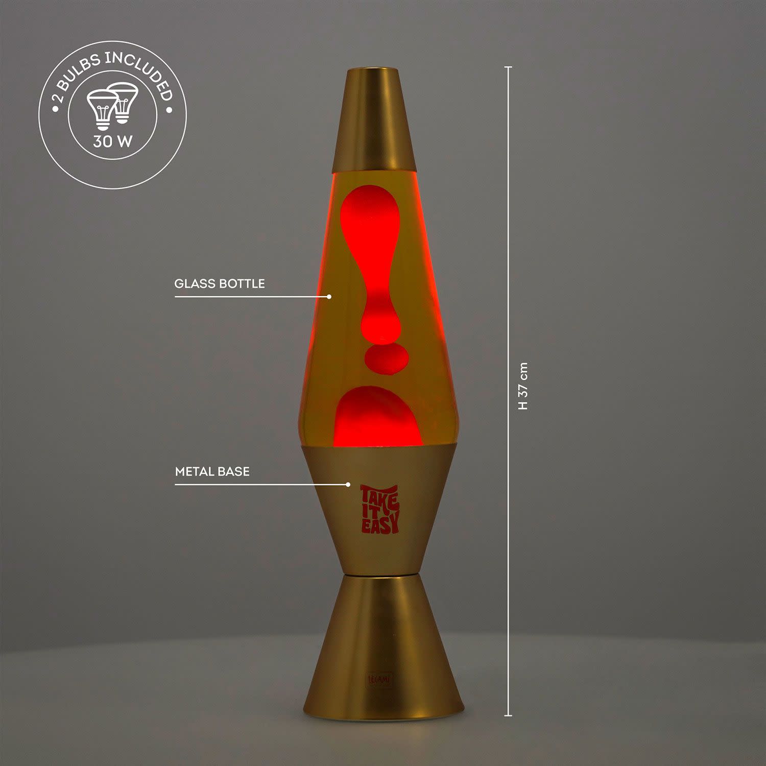 Κάνε κλικ για να δεις την εικόνα 3 του Legami Lava Lamp Gold