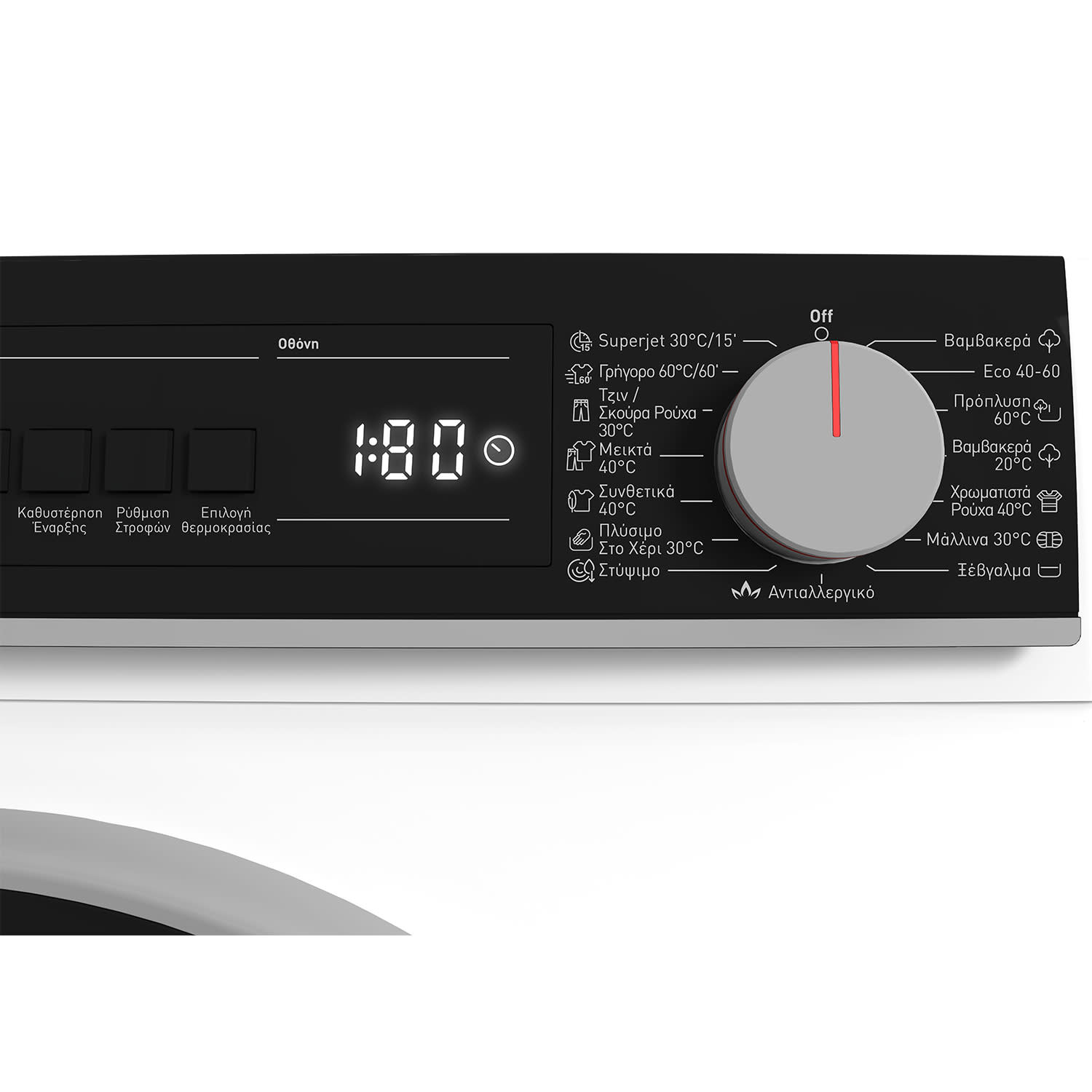 Εικόνα 2 του Sharp ES-NFB814BW1NNA-GR Πλυντήριο Ρούχων 8,00 kg