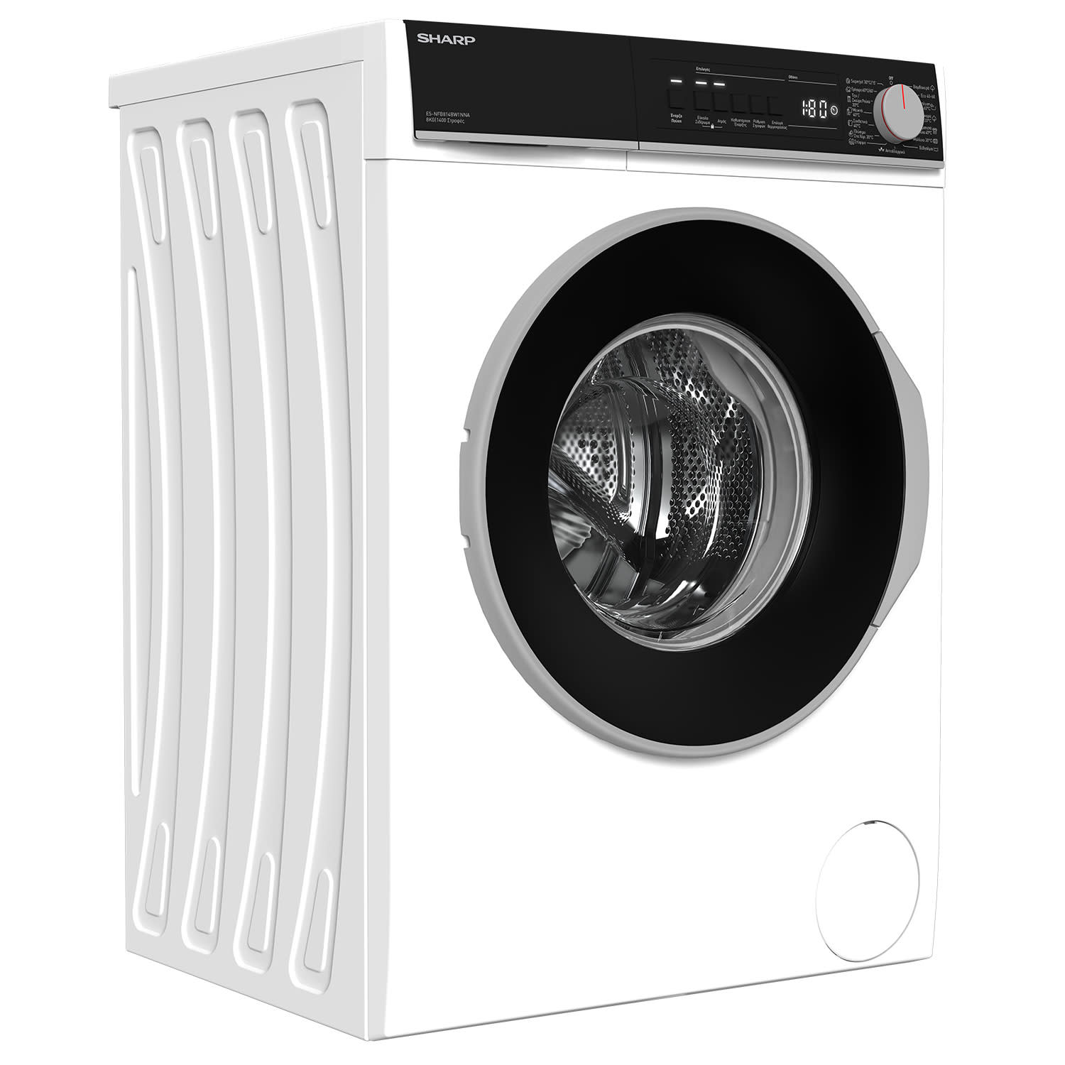 Εικόνα 6 του Sharp ES-NFB814BW1NNA-GR Πλυντήριο Ρούχων 8,00 kg