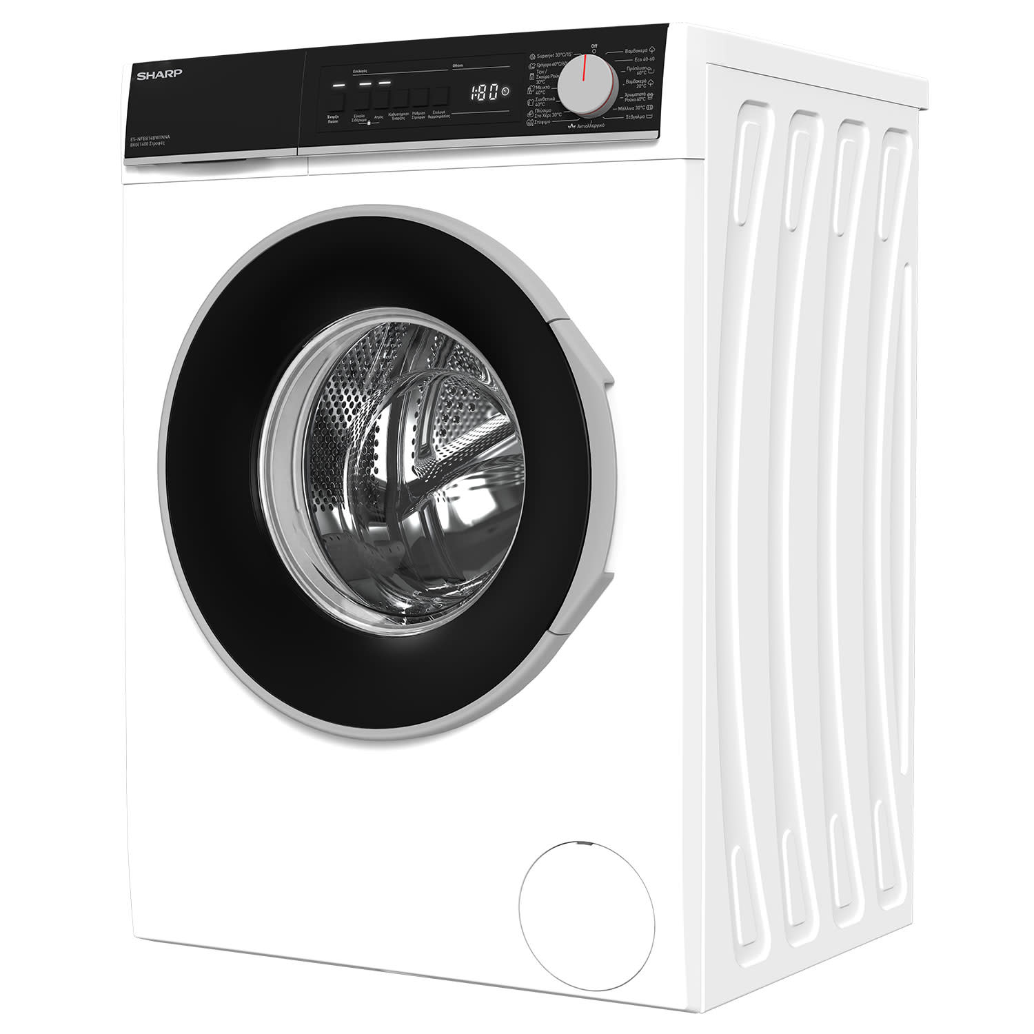 Εικόνα 7 του Sharp ES-NFB814BW1NNA-GR Πλυντήριο Ρούχων 8,00 kg