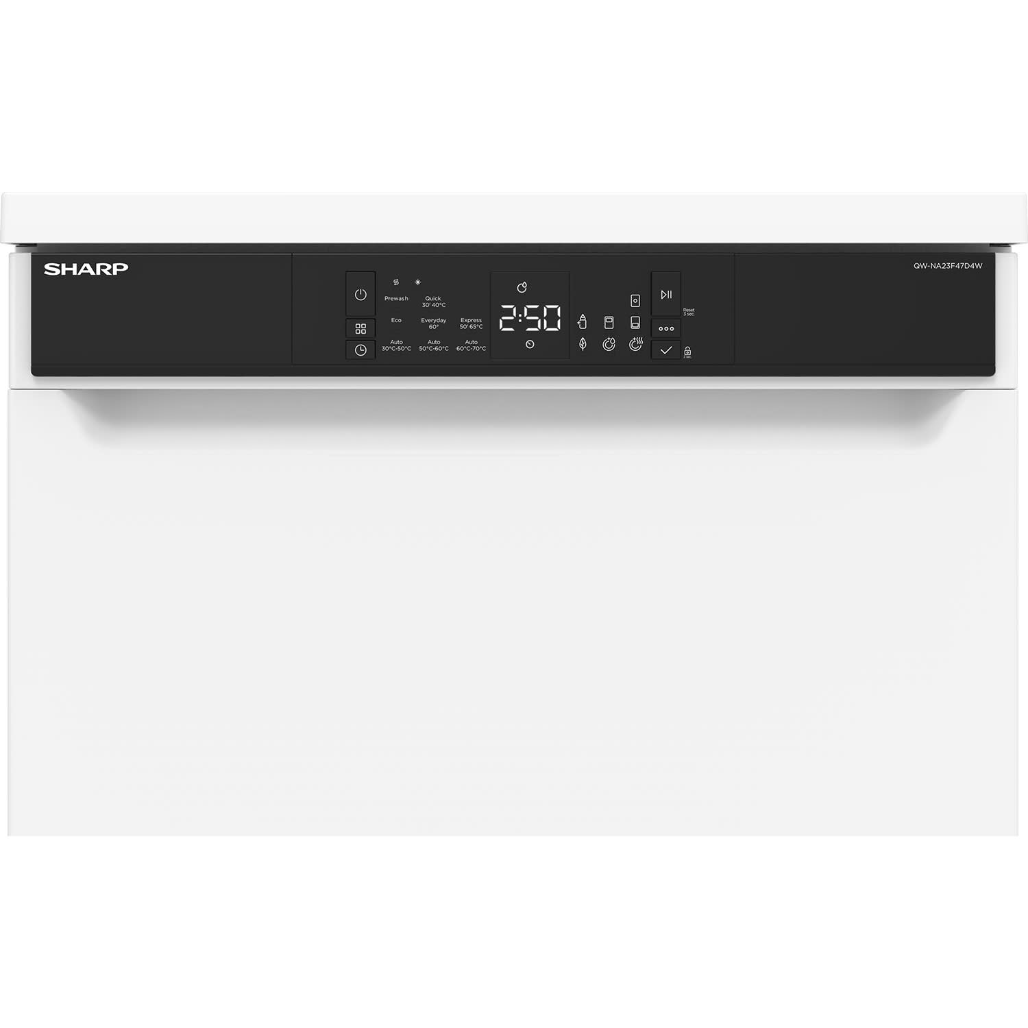 Εικόνα 3 του Sharp QW-NA23F47D4W-GR Πλυντήριο Πιάτων Ελεύθερο 59,80 cm